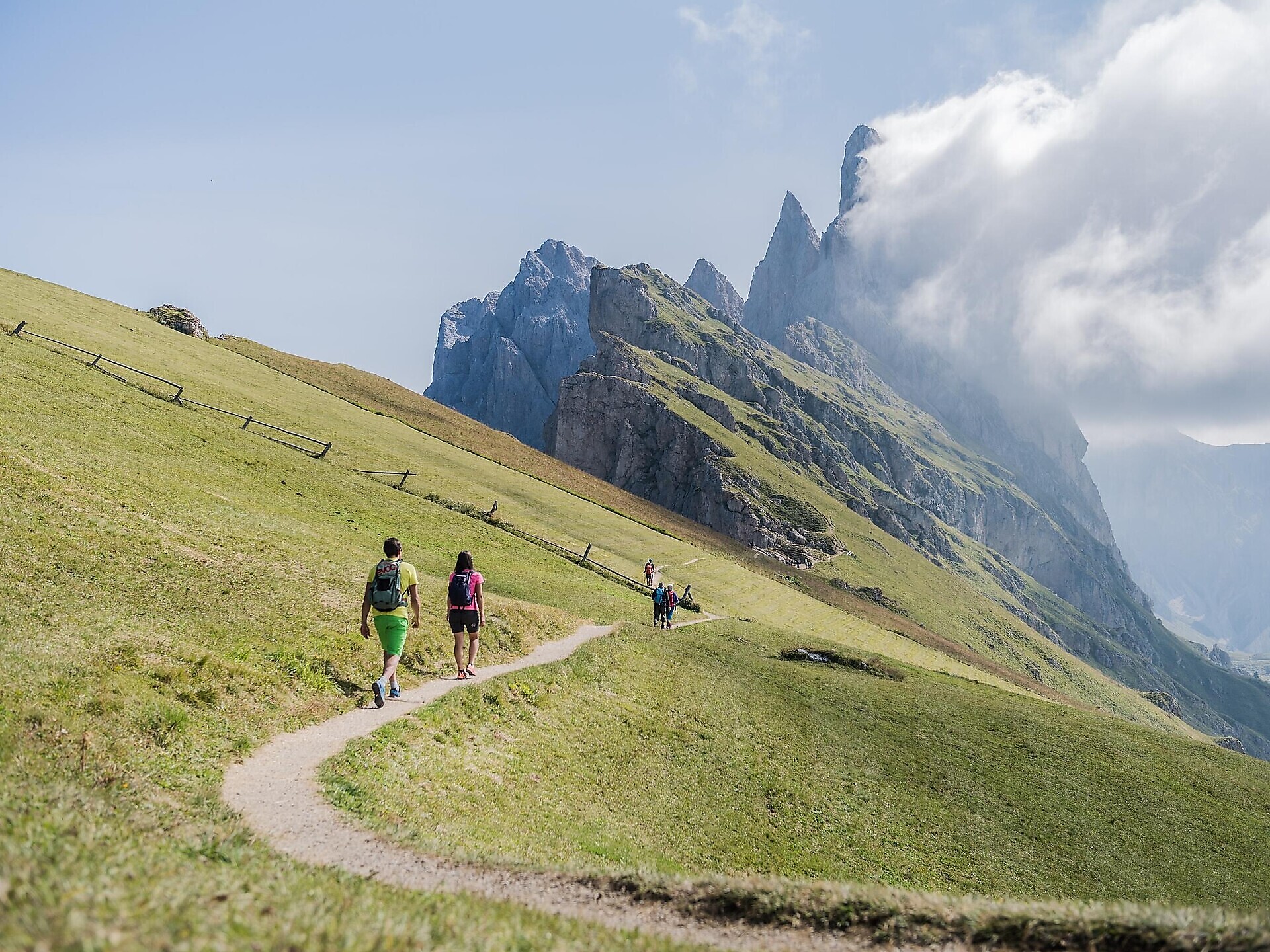 Seceda - Ridge Line da S. Cristina per Col Raiser (Stazione a monte) - Regione dolomitica Val Gardena - #4 - suedtirol.info