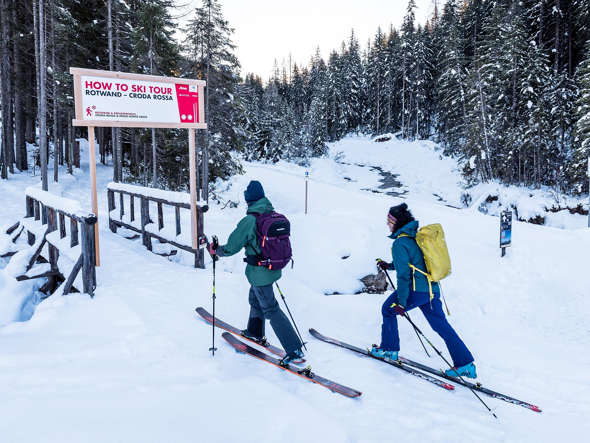 Schneeschuhwanderung: Skitourenlehrpfad - Dolomitenregion 3 Zinnen - #1 - suedtirol.info