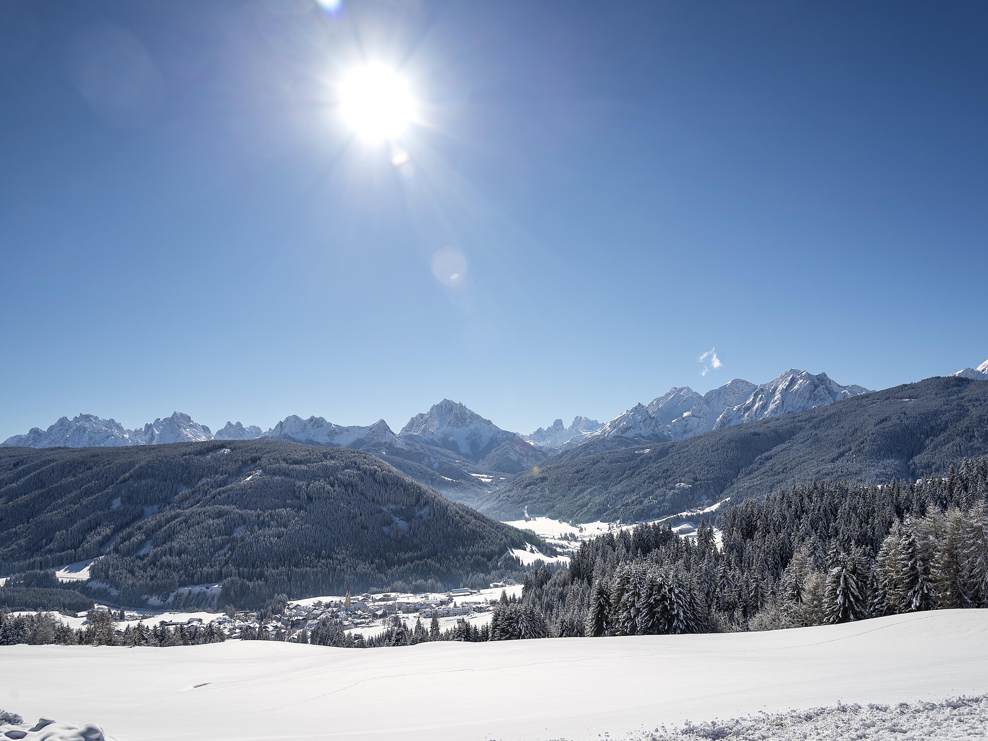 Snow shoe hike