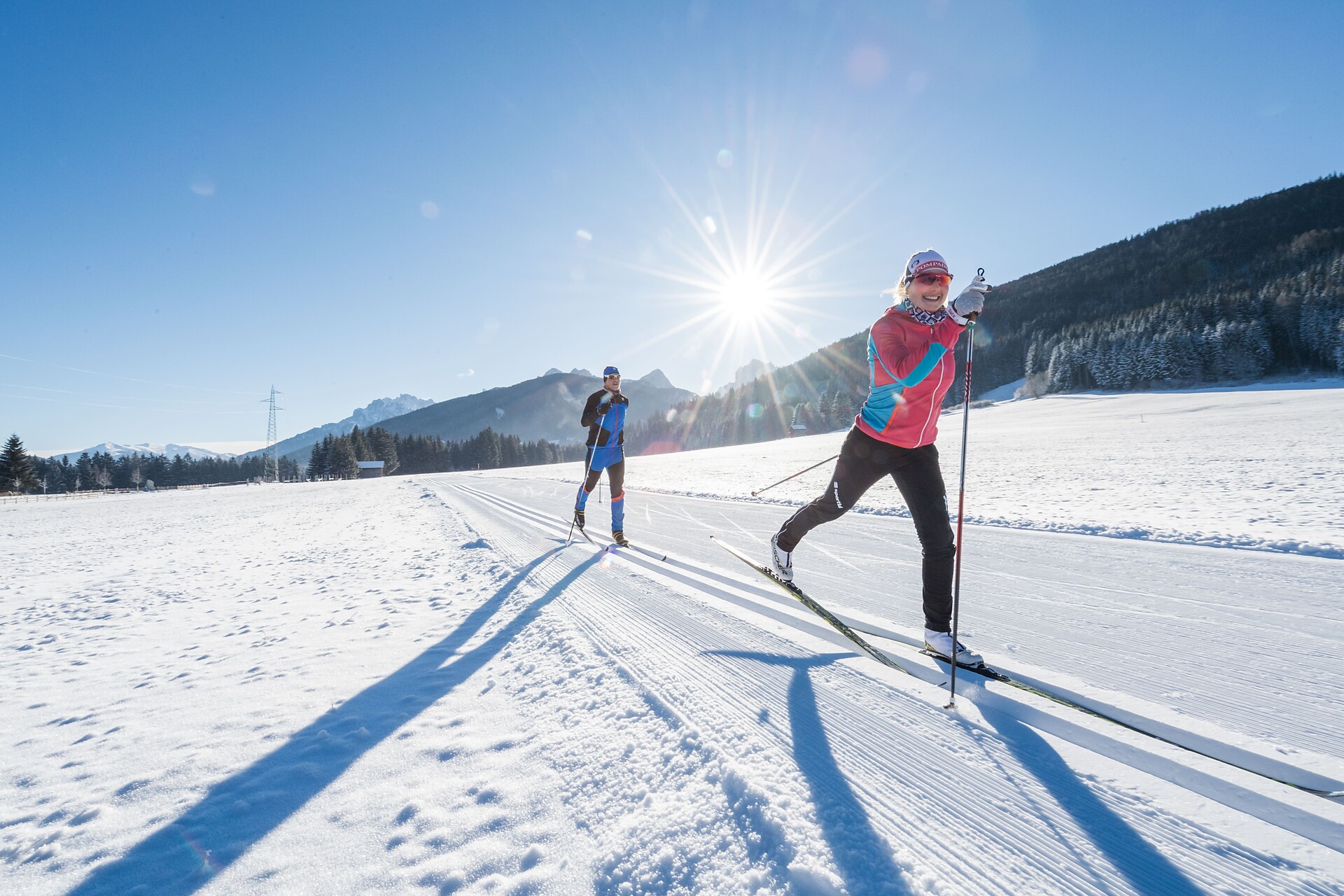 01/3 Tratto pista sci di fondo Val Casies: Binta Pub – Hotel Tyrol -  - #4 - suedtirol.info