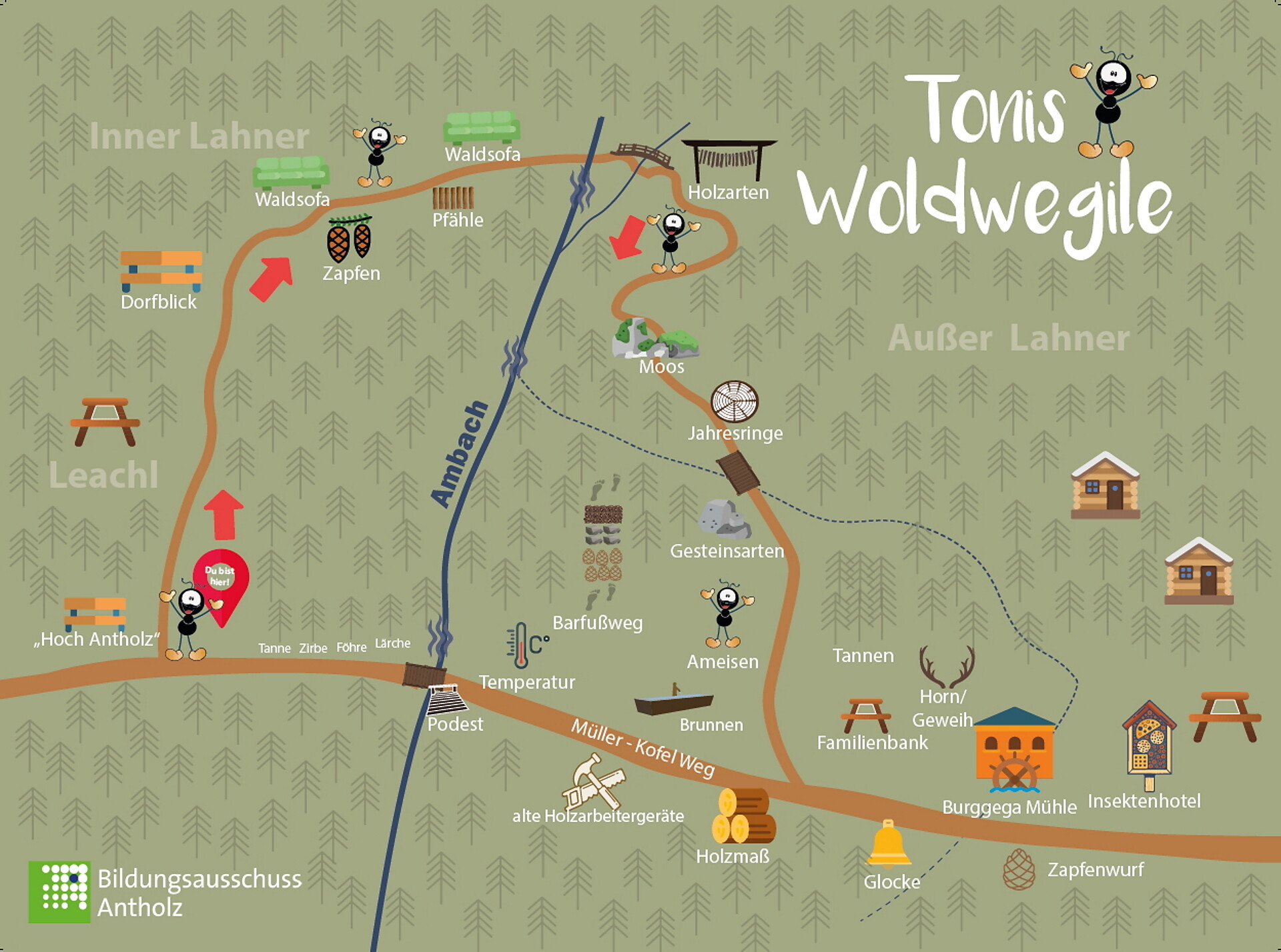 Toni’s Forest Trail – Nature Adventure Trail in Antholz Mittertal - Dolomites Region Kronplatz/Plan de Corones - #3 - suedtirol.info
