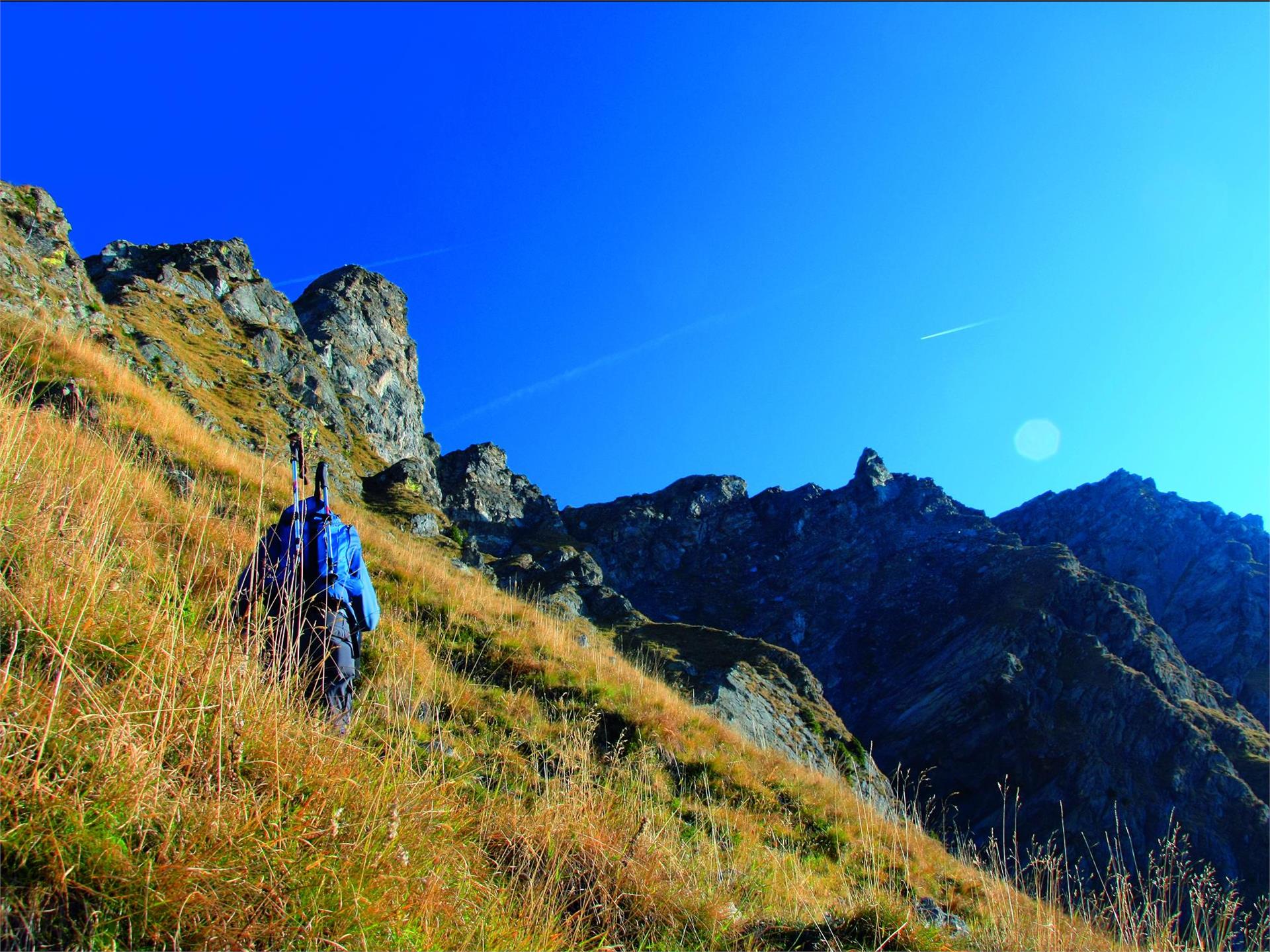 Tschigat (3,000 m) from the Leiter Alm mountain hut Algund/Lagundo 3 suedtirol.info