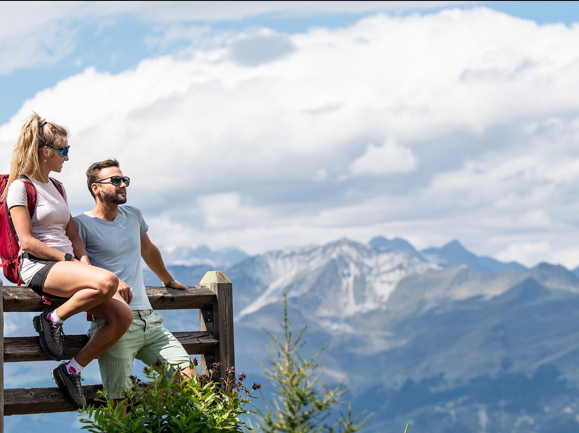Über den Videgger Höhenweg zum Berggasthof Videgg
