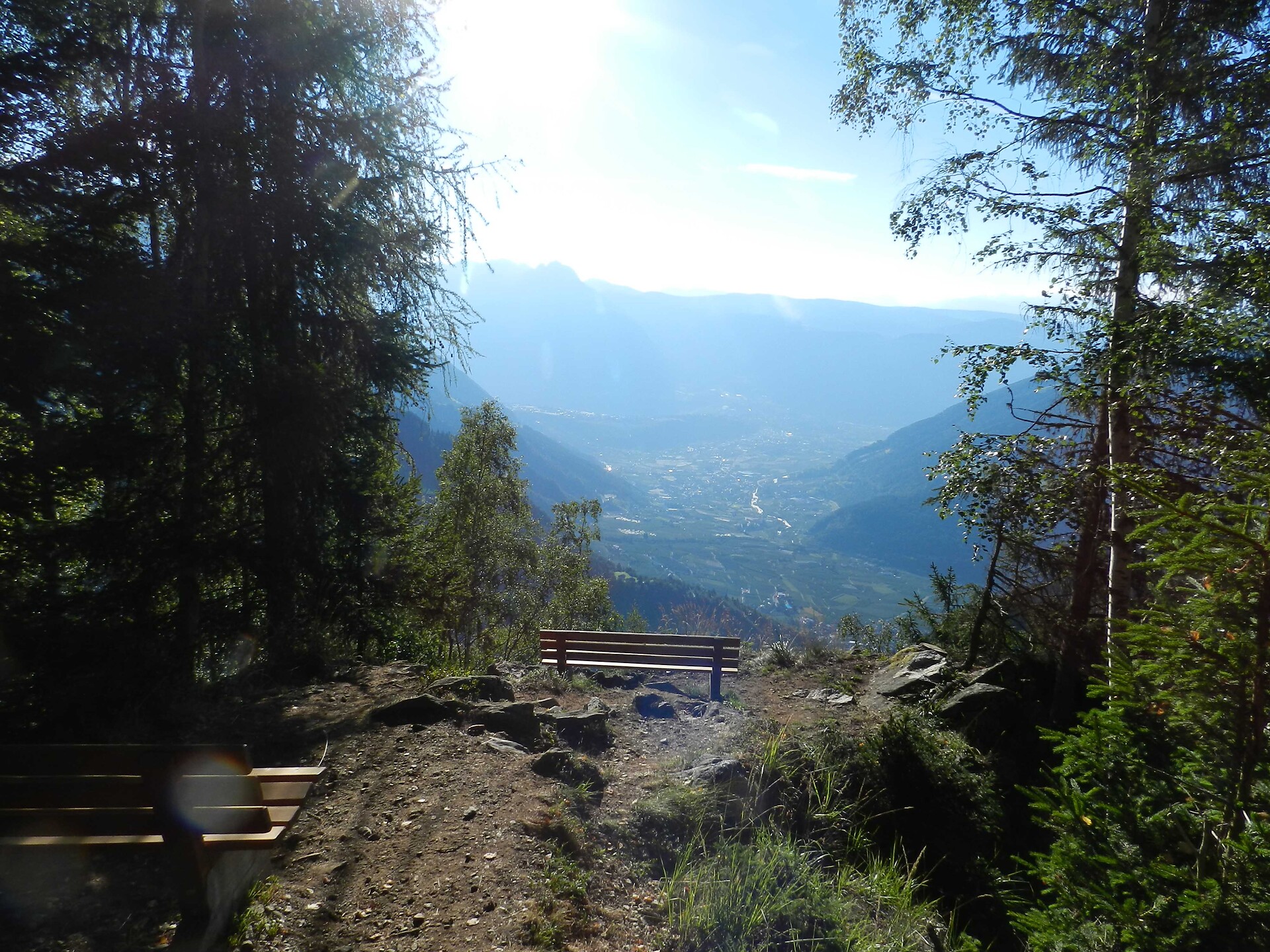 Über den Meraner Höhenweg zum Partschinser Wasserfall