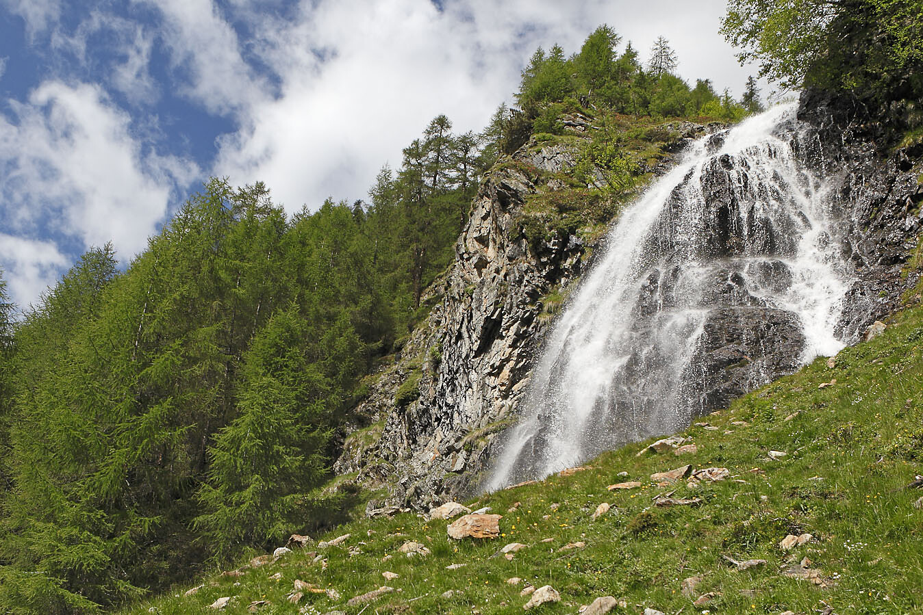 Cascata vicino alla Malga Mastaun