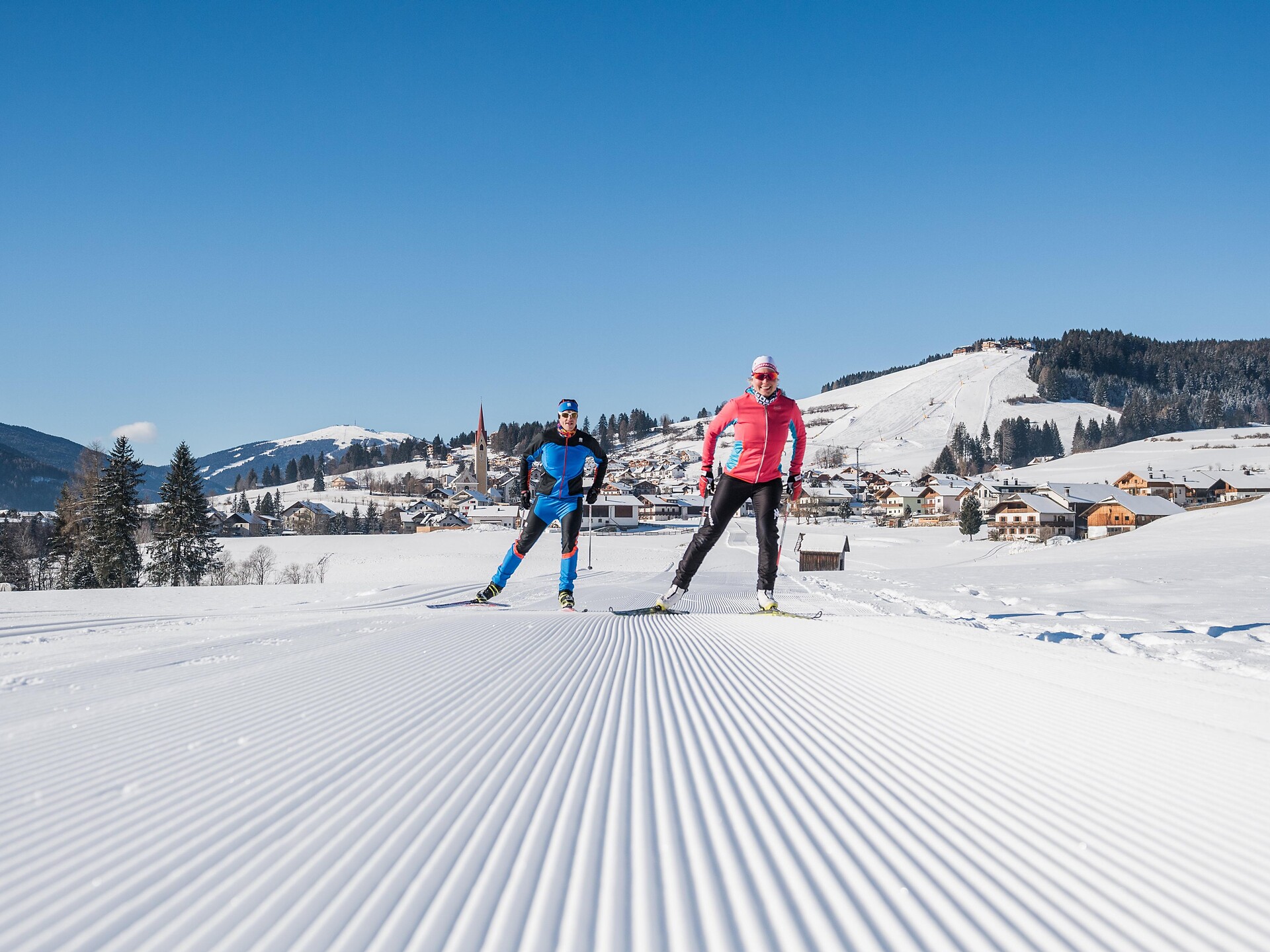 Verbindung Taisten an die Gsiesertal Loipe