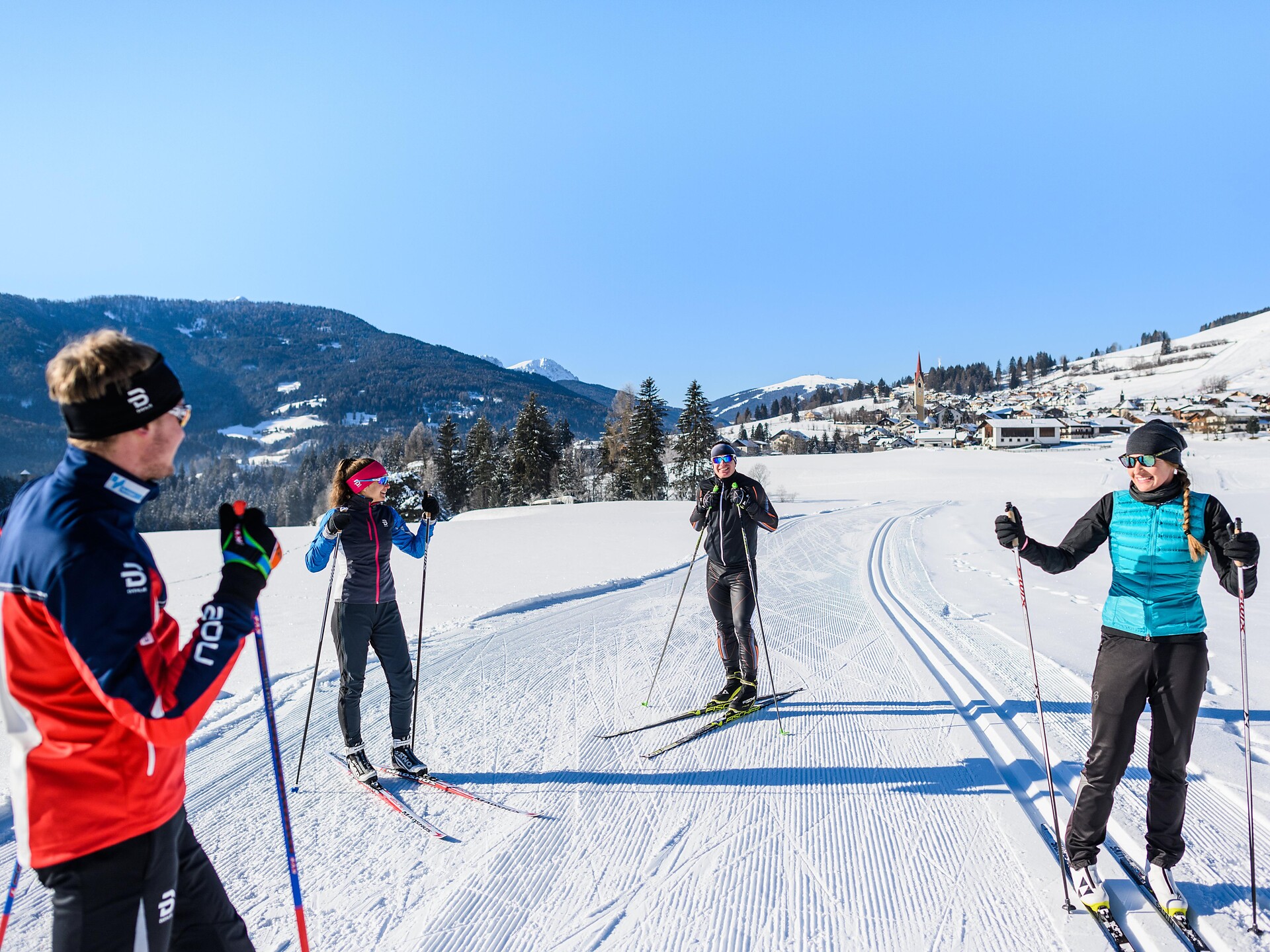 Verbindung Taisten an die Gsiesertal Loipe
