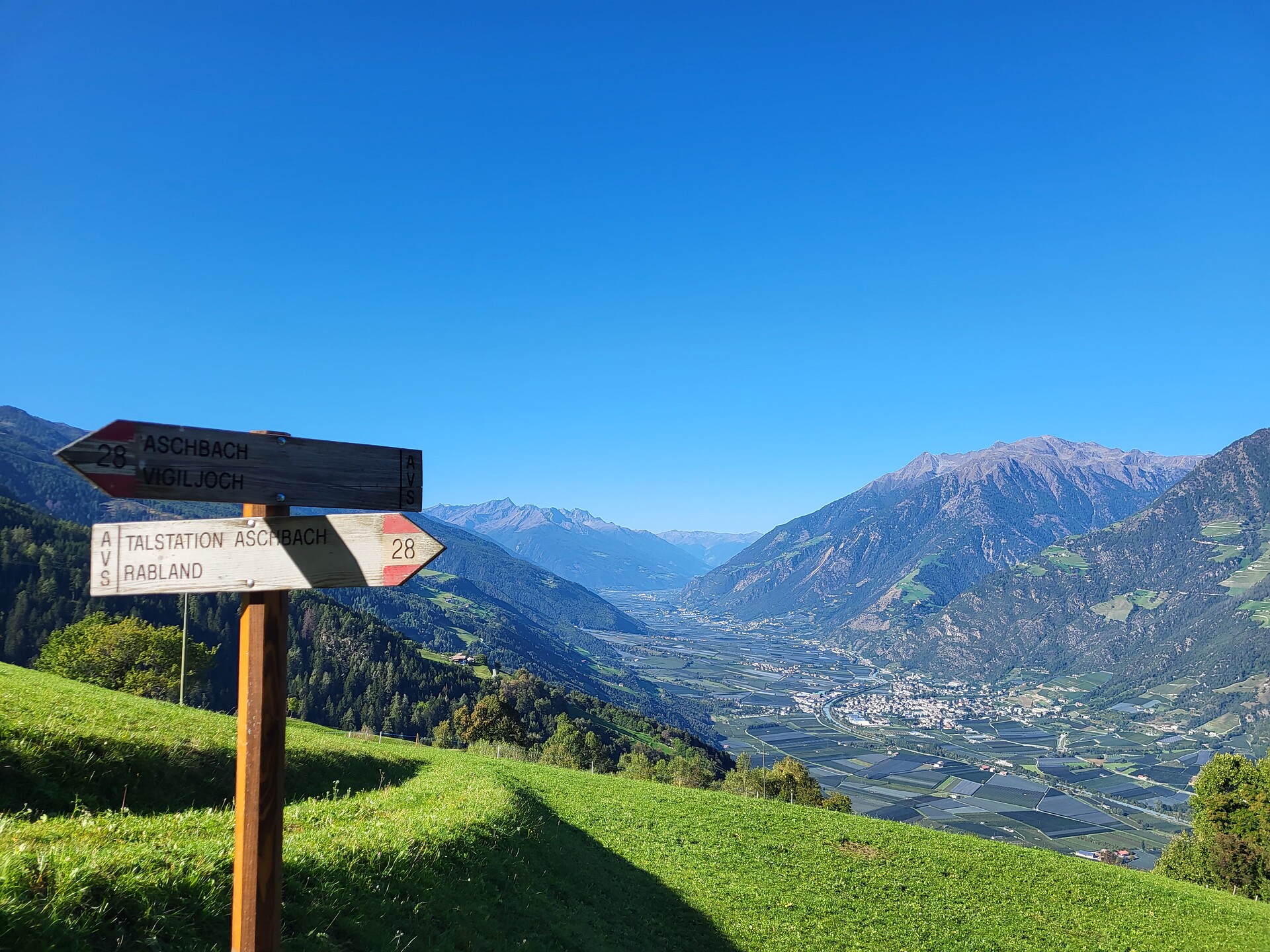 Hiking tour from Rabland to Aschbach