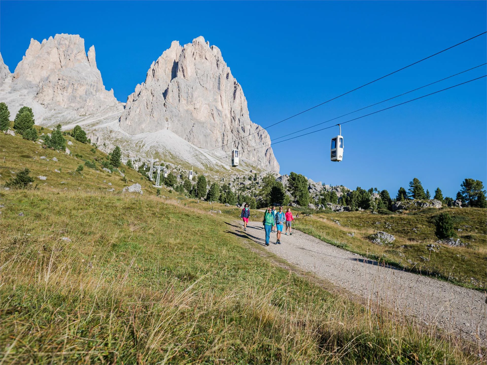 From Monte Pana via Mont Sëura to Passo Sella Sëlva/Selva 3 suedtirol.info
