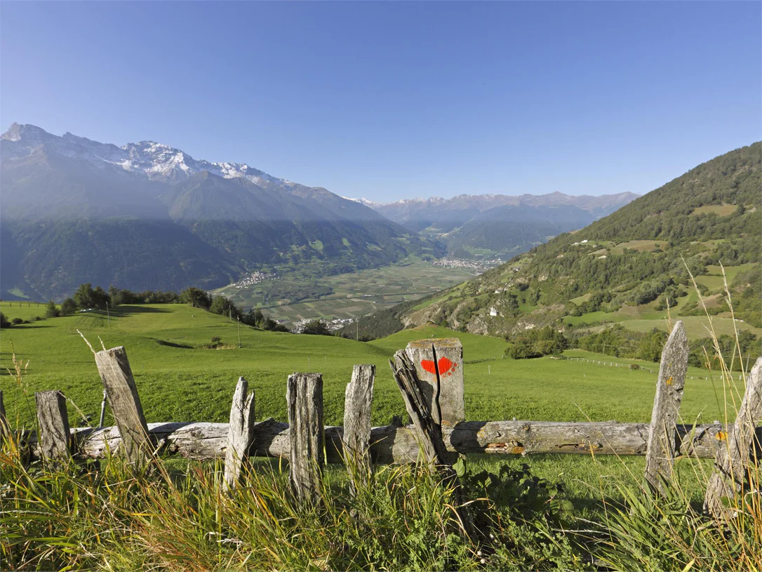 Venosta Valley High Mountain Trail, Stage 3: From the Glieshöfe farms to Tanas