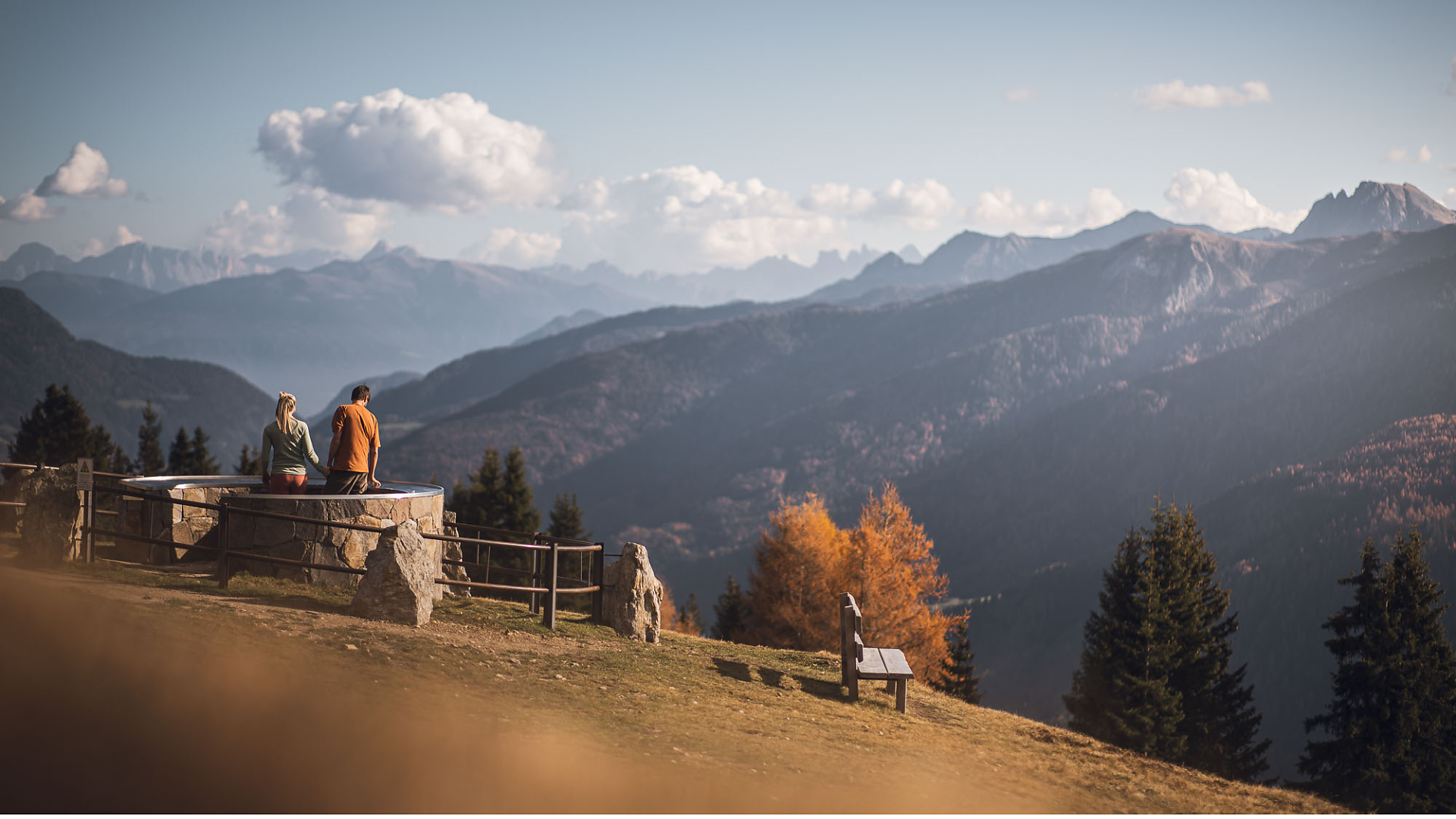 From the Rosskopf cable car mountain station to the viewing platform 360° Telferberg - Sterzing/Vipiteno and environs - #3 - suedtirol.info