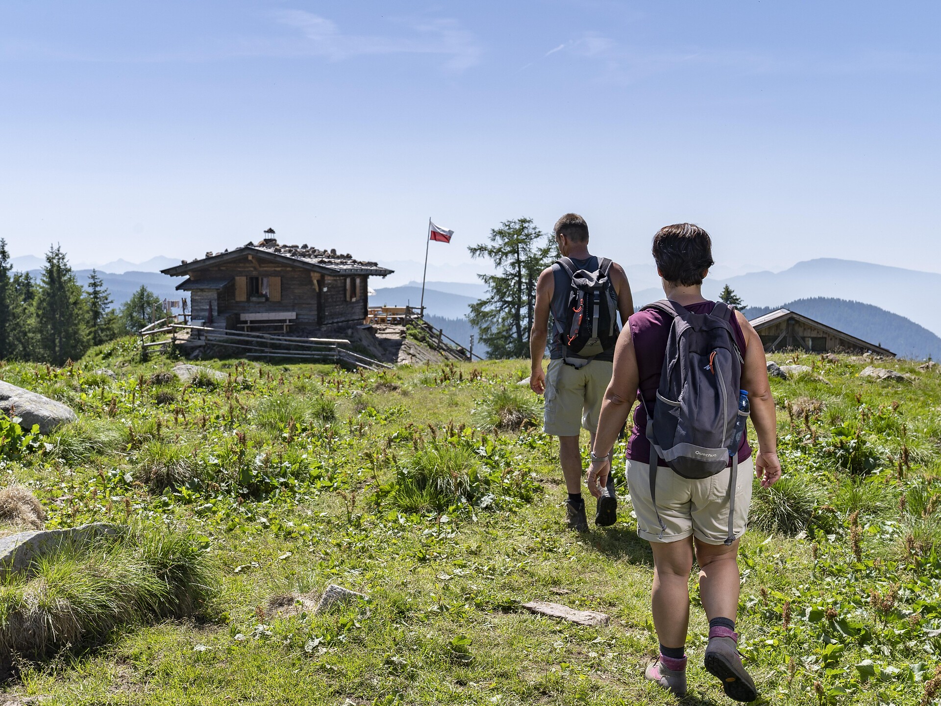 From the Perlkraling to the "Gfrillner Laugenalm" U.L.Frau i.W.-St. Felix/Senale-S.Felice 2 suedtirol.info