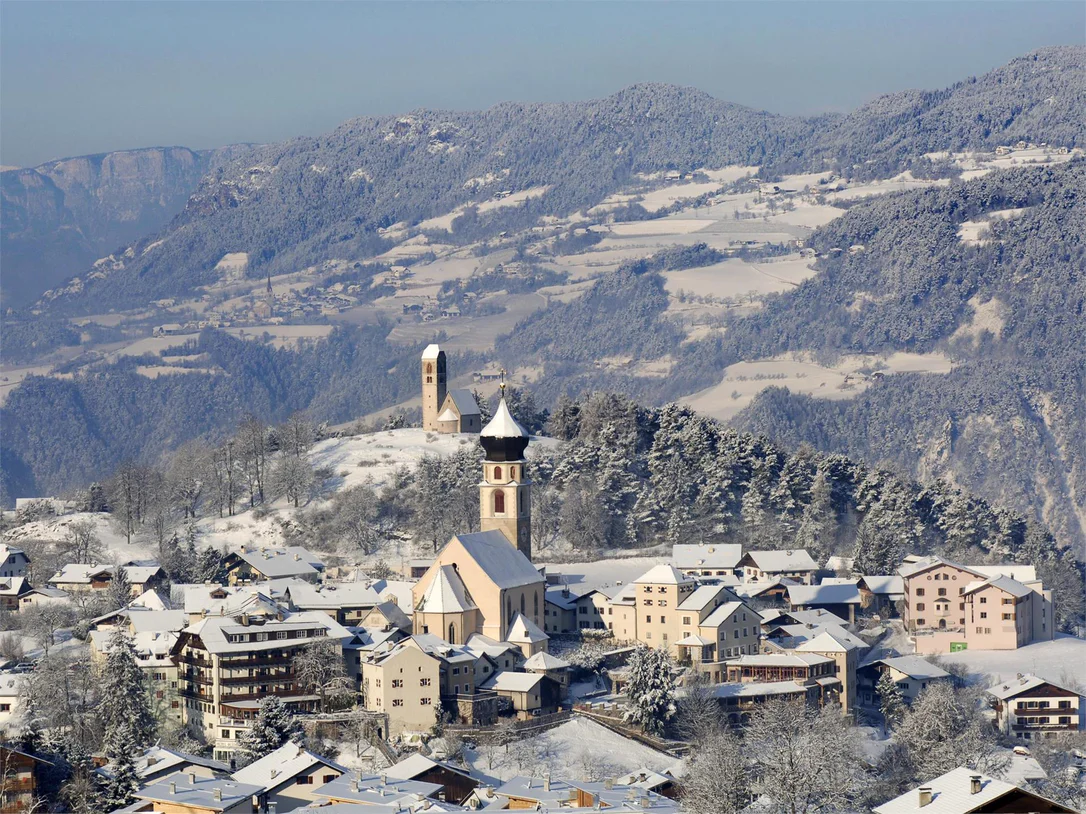 Sentiero circolare di Fiè in inverno