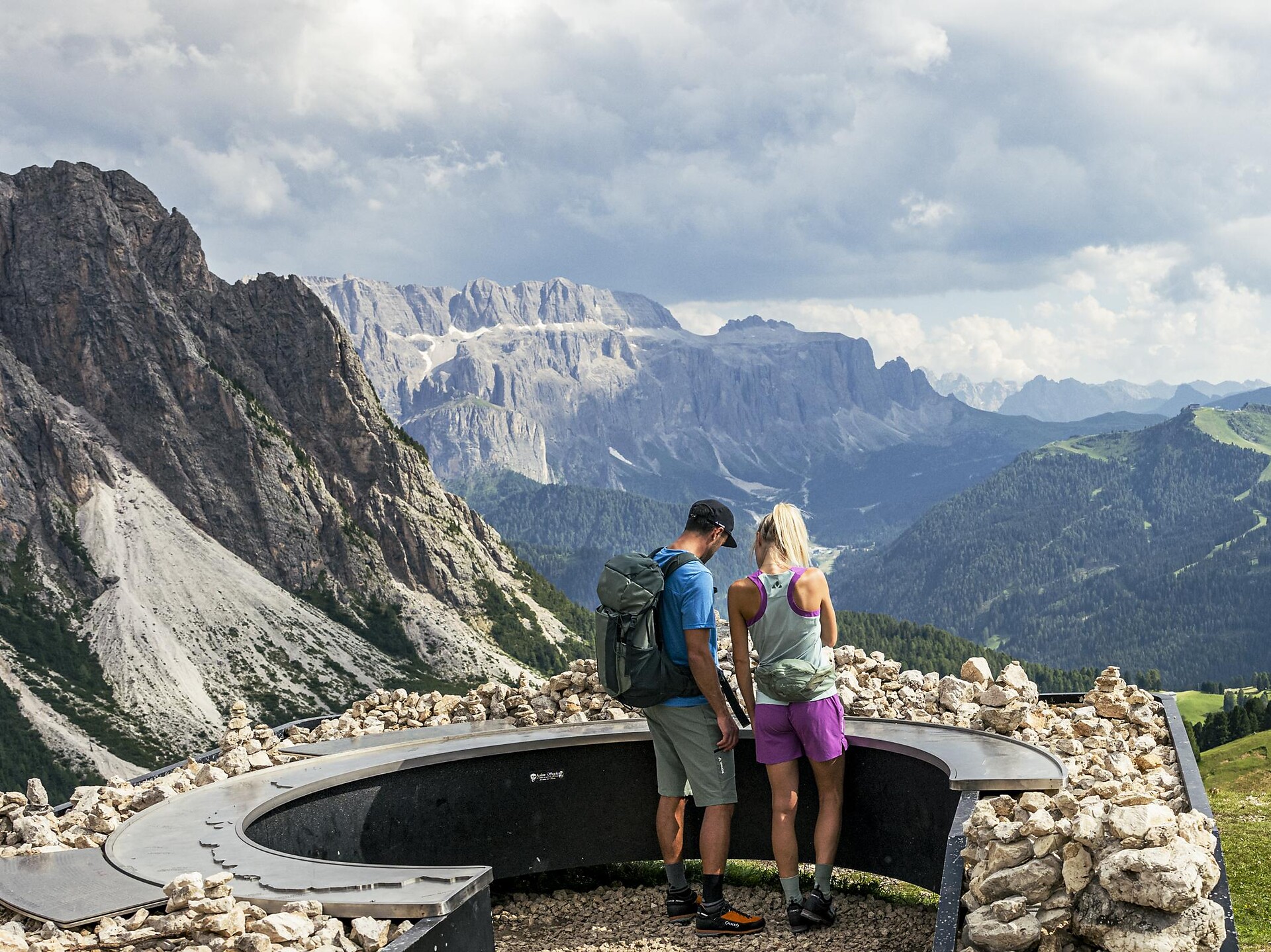 Wanderung zur Dolomites UNESCO Welterbeterrasse Mastlé - Dolomitenregion Gröden - #4 - suedtirol.info