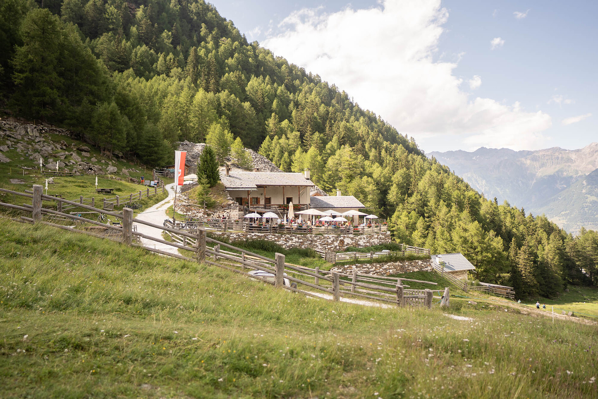 Wanderung entlang dem Göflaner Marmorweg Martell 2 suedtirol.info