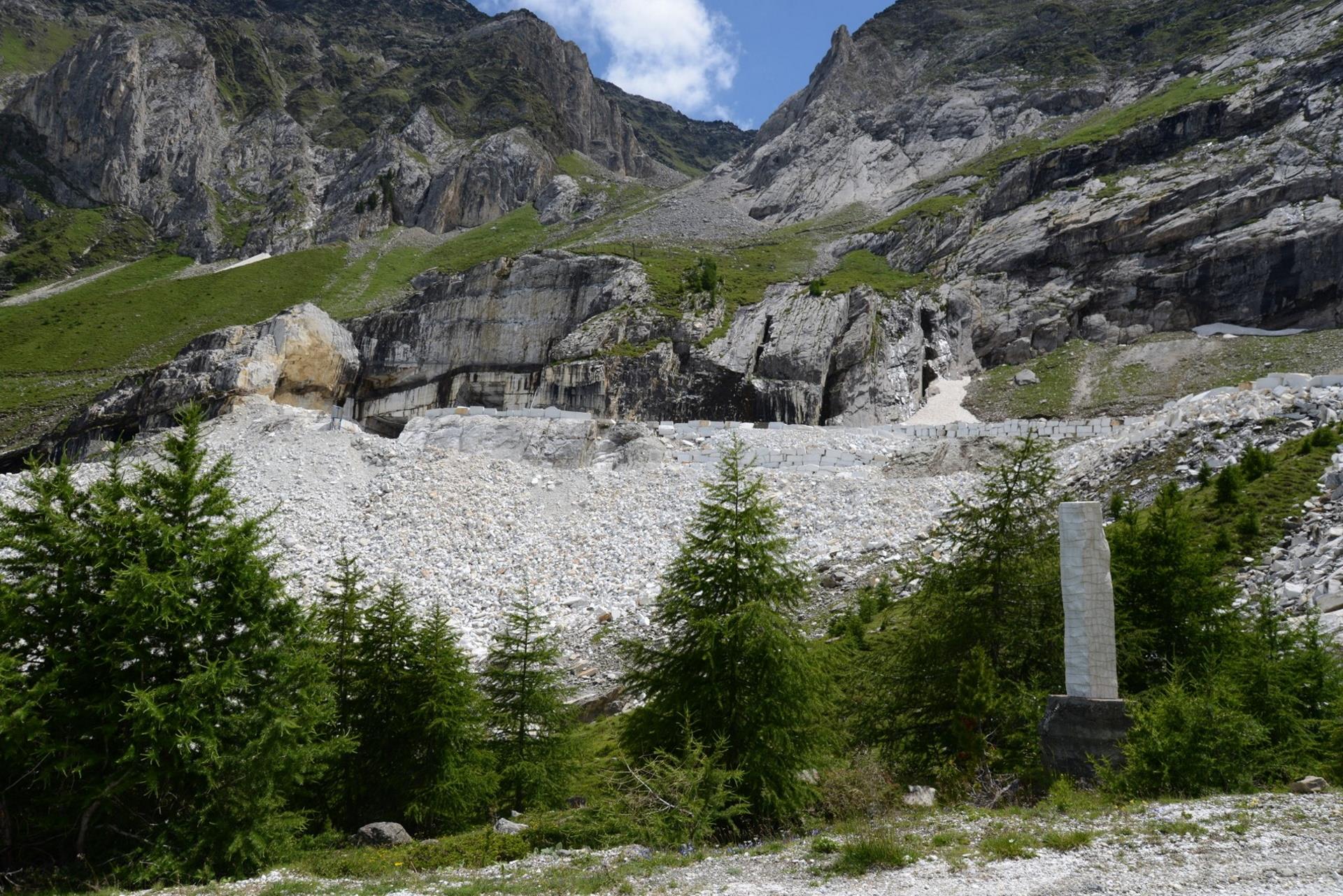 Wanderung entlang dem Göflaner Marmorweg Martell 7 suedtirol.info
