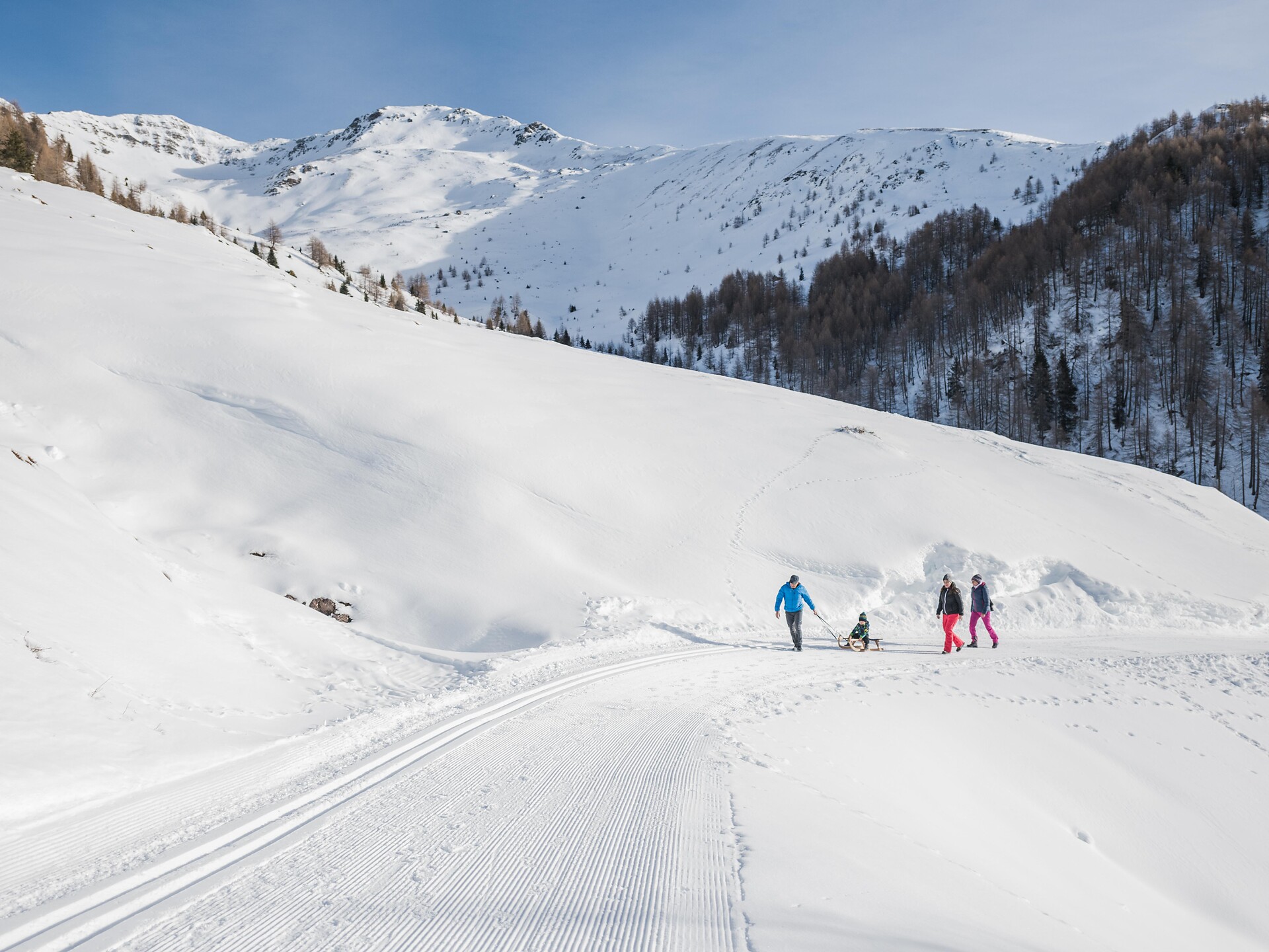 Winterwanderung: Moos - Klammbachalm - Dolomitenregion 3 Zinnen - #1 - suedtirol.info