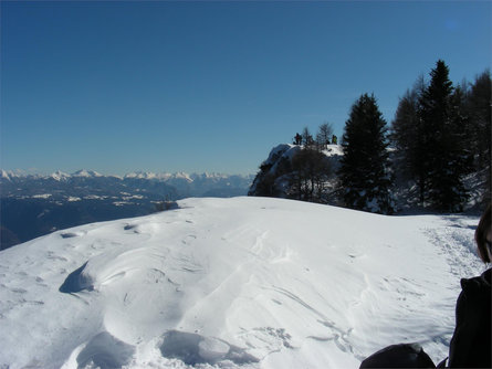 Winter hike from San Felice (1270 m) to Monte Macaion/Gantkofel (1865 m) U.L.Frau i.W.-St. Felix/Senale-S.Felice 3 suedtirol.info