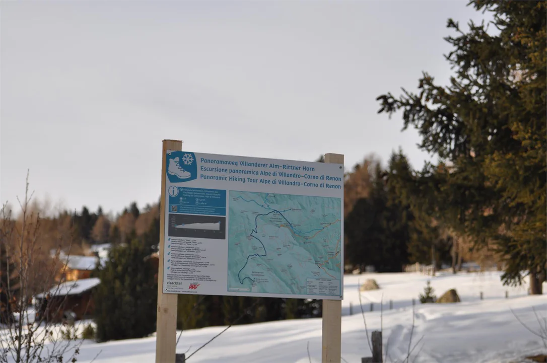 Winterwanderung von der Villanderer Alm zum Rittner Horn