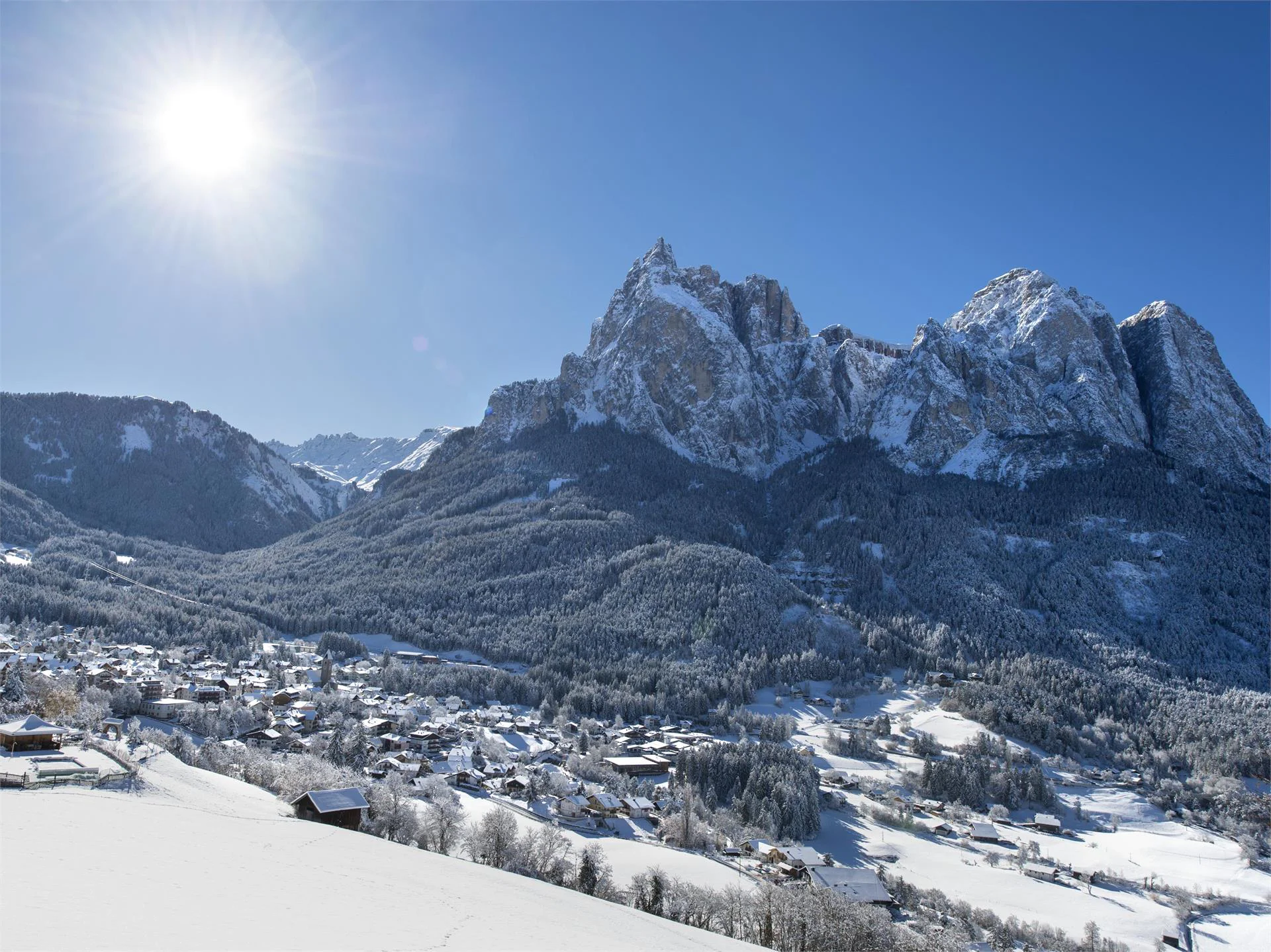 Winter hike from Seis to St. Oswald Kastelruth/Castelrotto 4 suedtirol.info