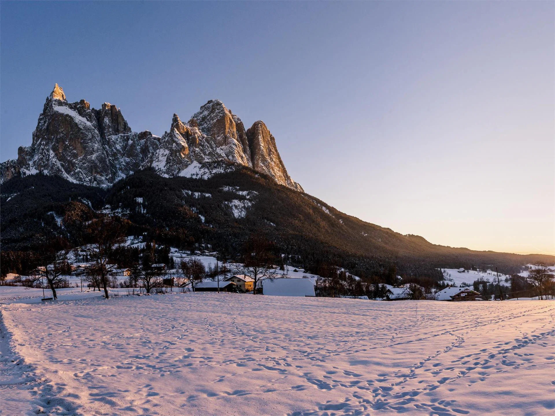 Winter hike from Seis to St. Oswald Kastelruth/Castelrotto 2 suedtirol.info