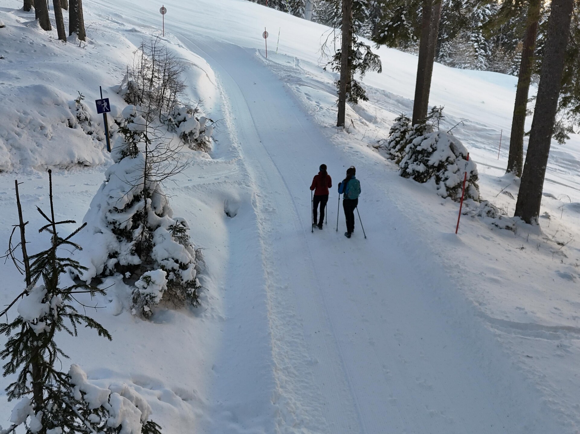 Winterwanderweg Ladurns
