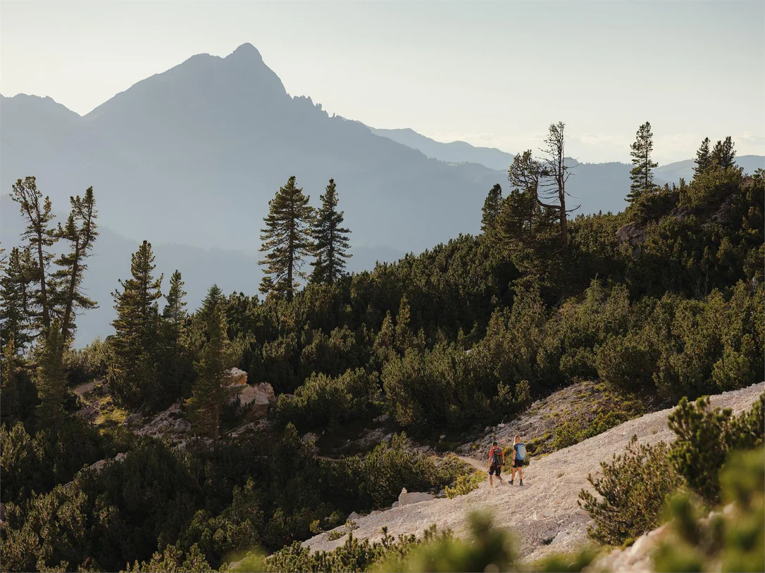 Wanderung von San Cassiano nach Badia über Heilig Kreuz