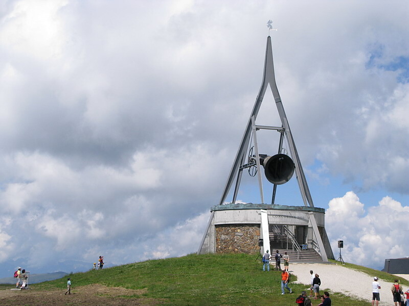 Concordia bell at the Plan de Corones