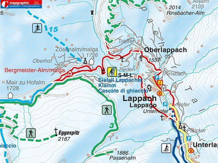 Winter walk - Lappago/Lappach Val di Cesa/Zösen Mühlwald/Selva dei Molini 1 suedtirol.info