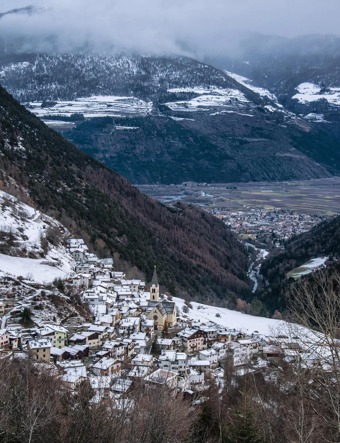 Escursione d'inverno sul „Sentiero arcaico“