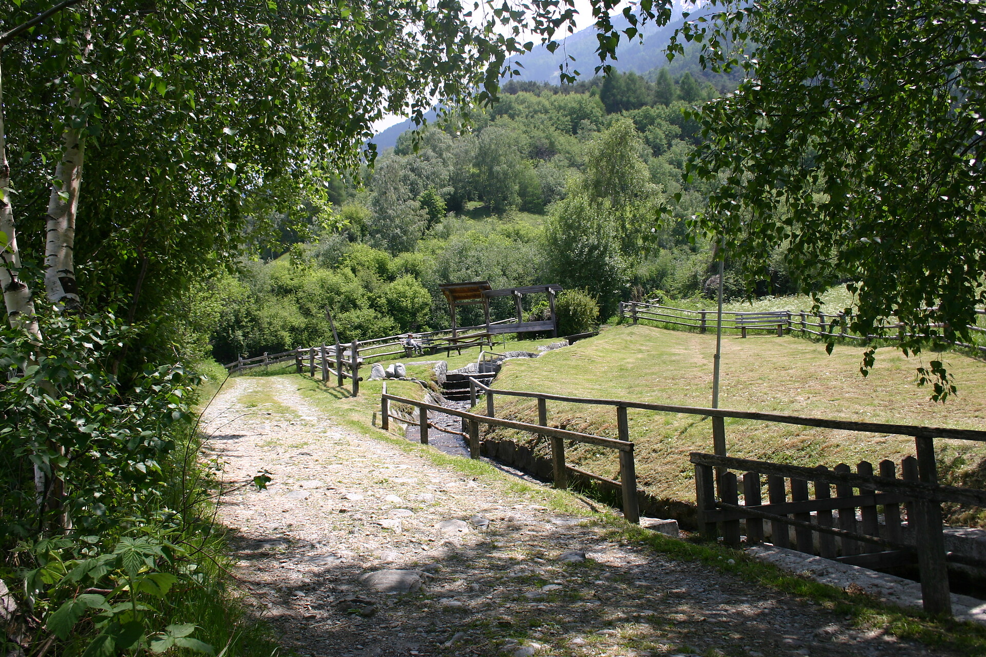 Wassertretbecken am Weg Nr. 7