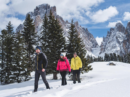 Escursione invernale ai piedi del Gruppo del Sassolungo Santa Cristina Val Gardena 1 suedtirol.info