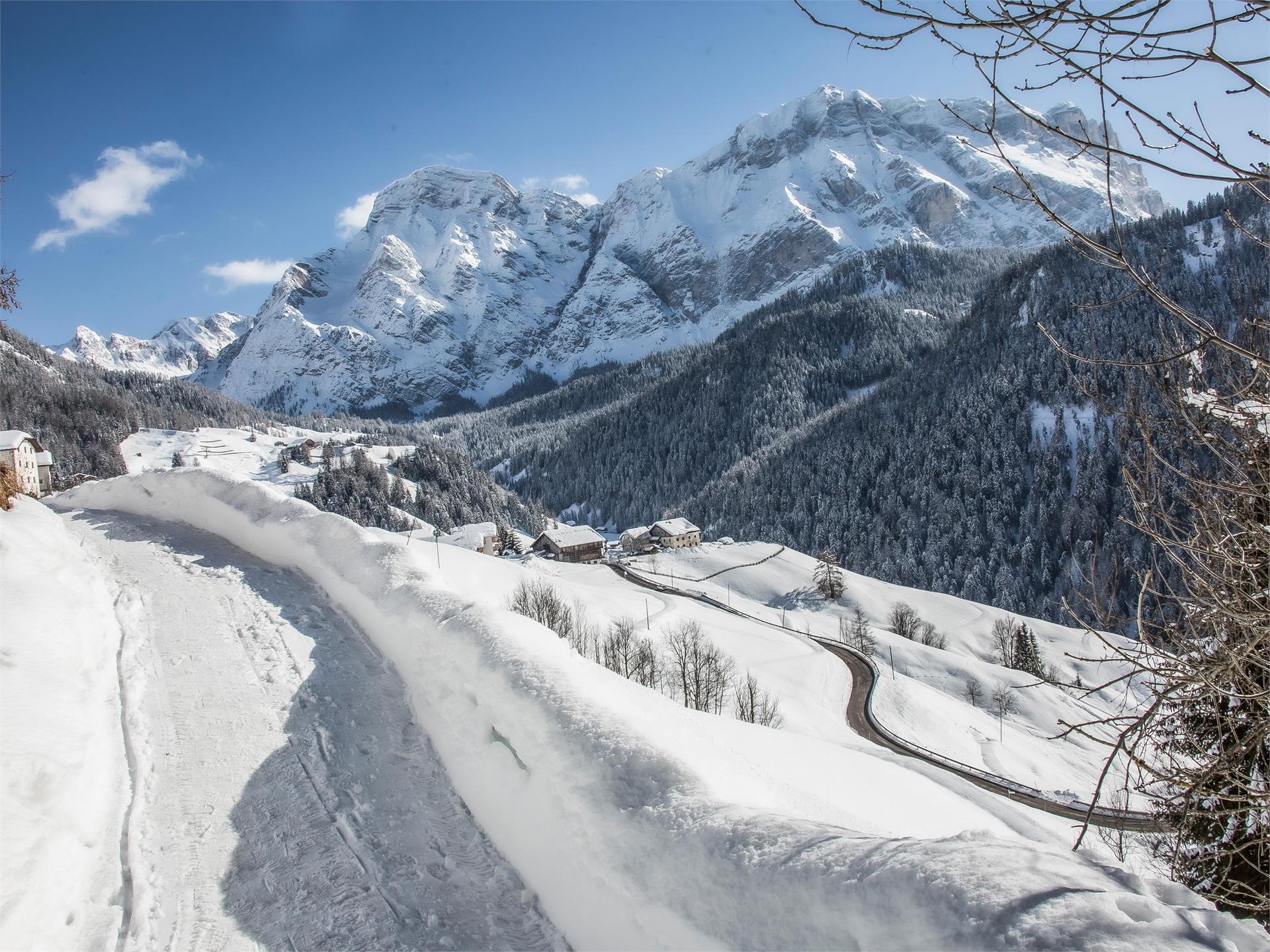Winterwanderung von Furnacia zum Heiligkreuz La Val 1 suedtirol.info