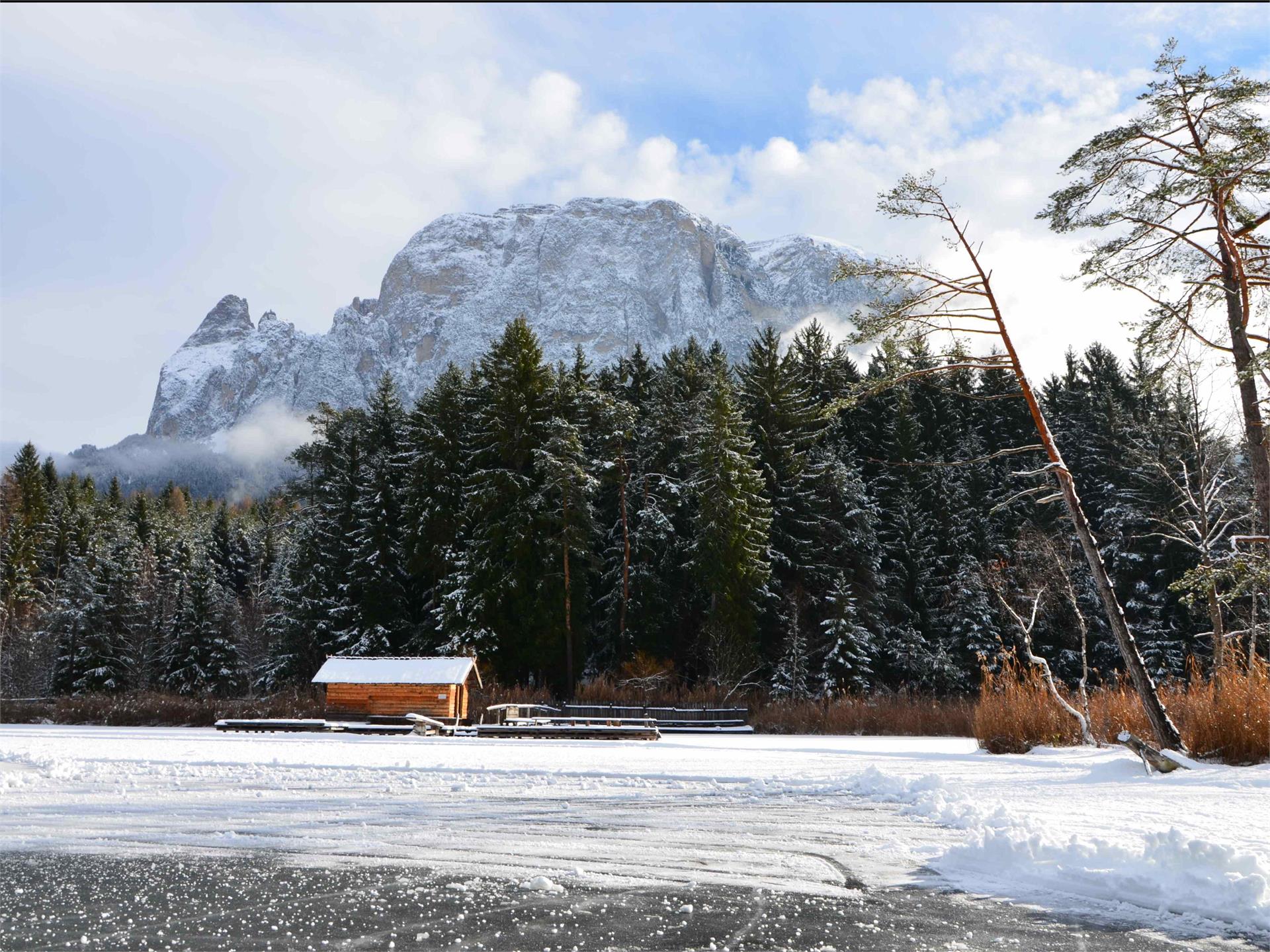 Winterwanderung von Völs zum Völser Weiher Völs am Schlern 3 suedtirol.info