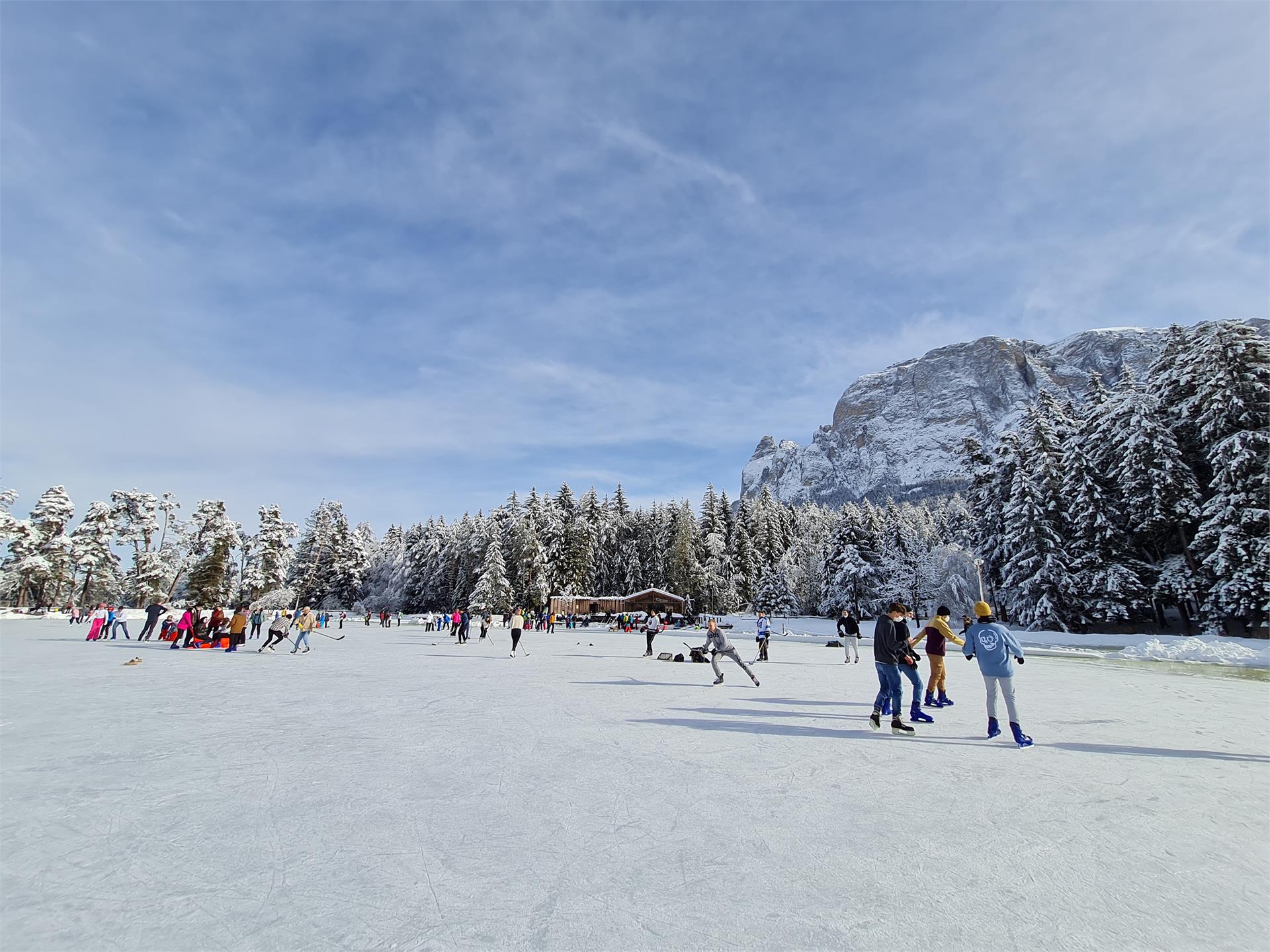 Winterwanderung von Völs zum Völser Weiher Völs am Schlern 1 suedtirol.info