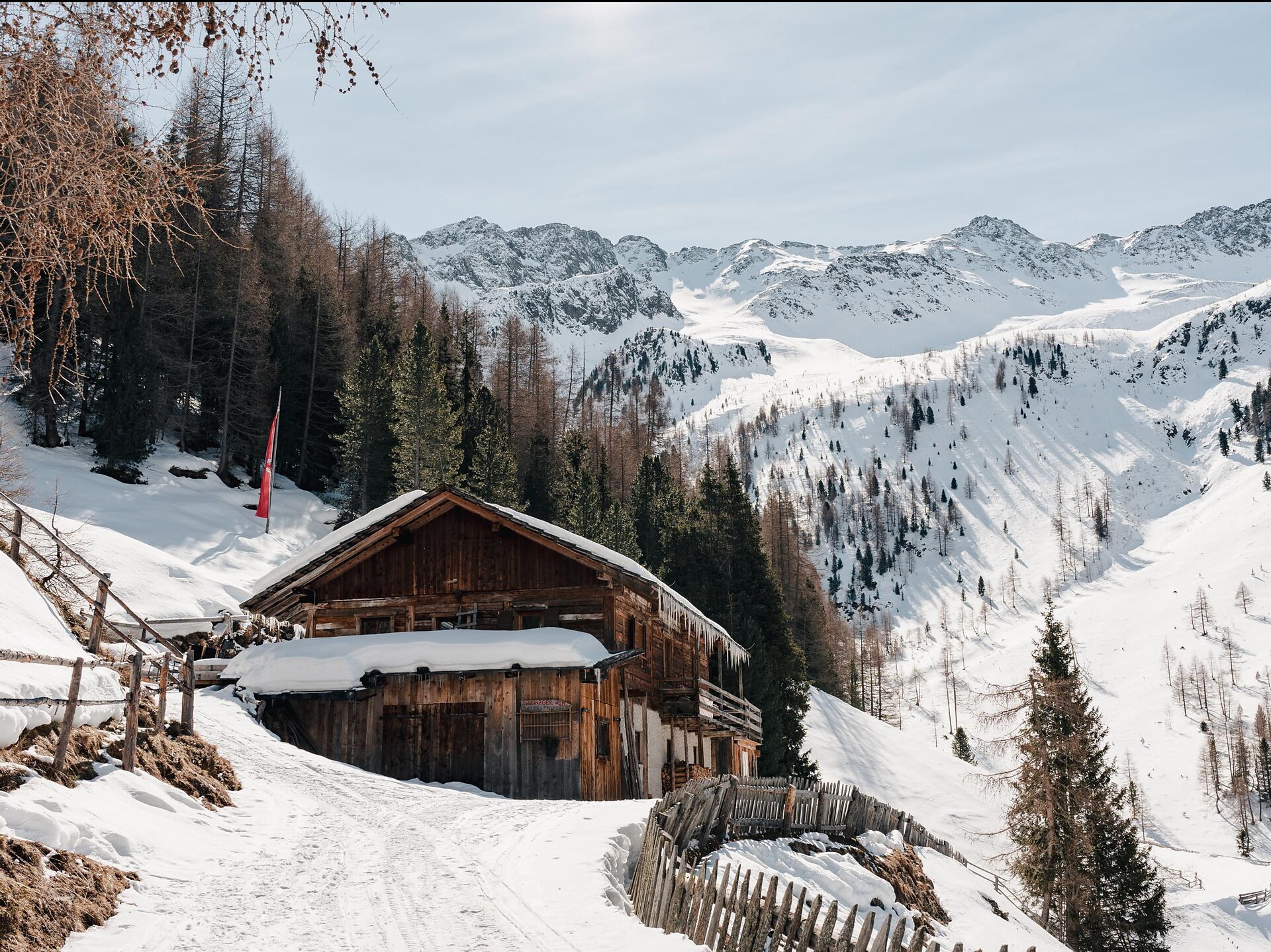 Escursione invernale alla Malga Steinzger - Regione dolomitica Plan de Corones - #1 - suedtirol.info