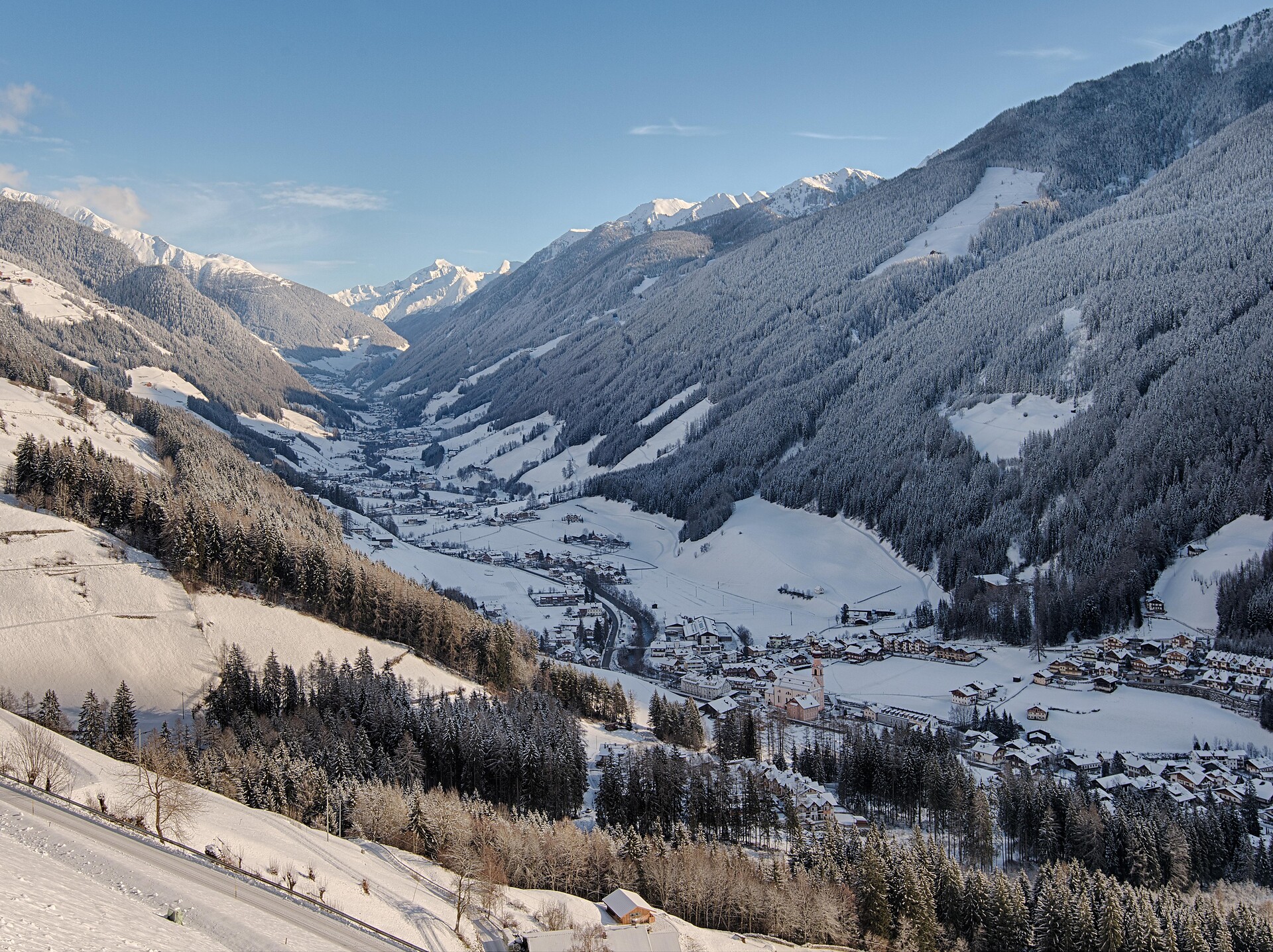 Winter hiking trail from Steinhaus/Cadipietra to St. Johann/San Giovanni  - Ahrntal/Valle Aurina - #1 - suedtirol.info