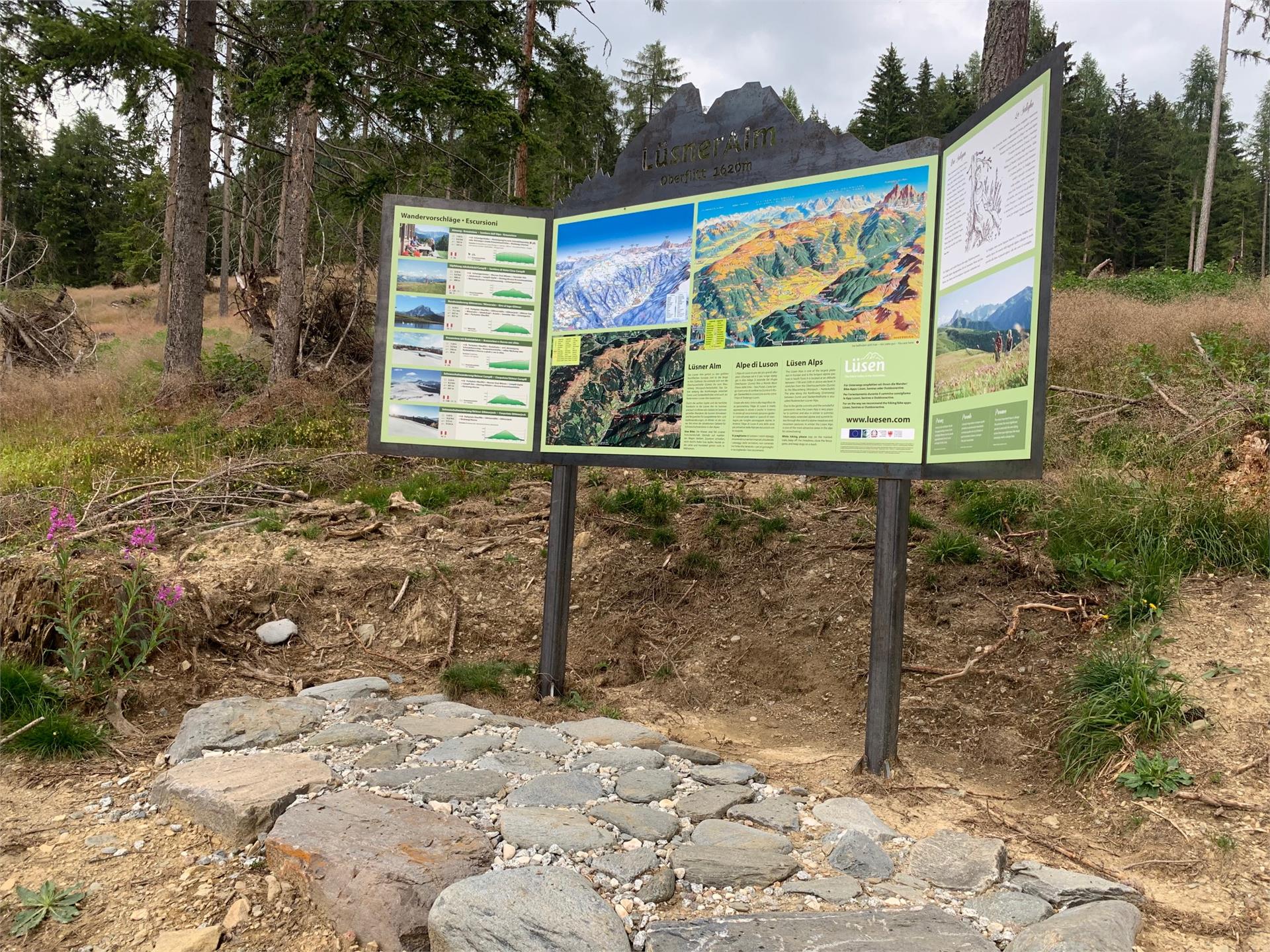 Würzjoch, vom Parkplatz Oberflitt Lüsen 1 suedtirol.info