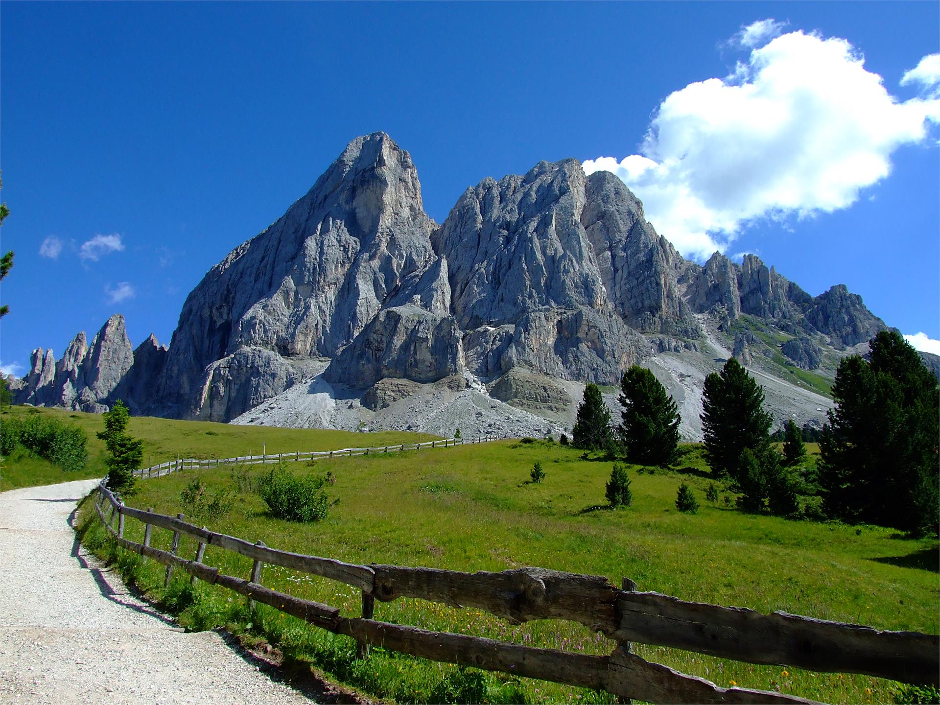 Würzjoch, vom Parkplatz Oberflitt Lüsen 3 suedtirol.info