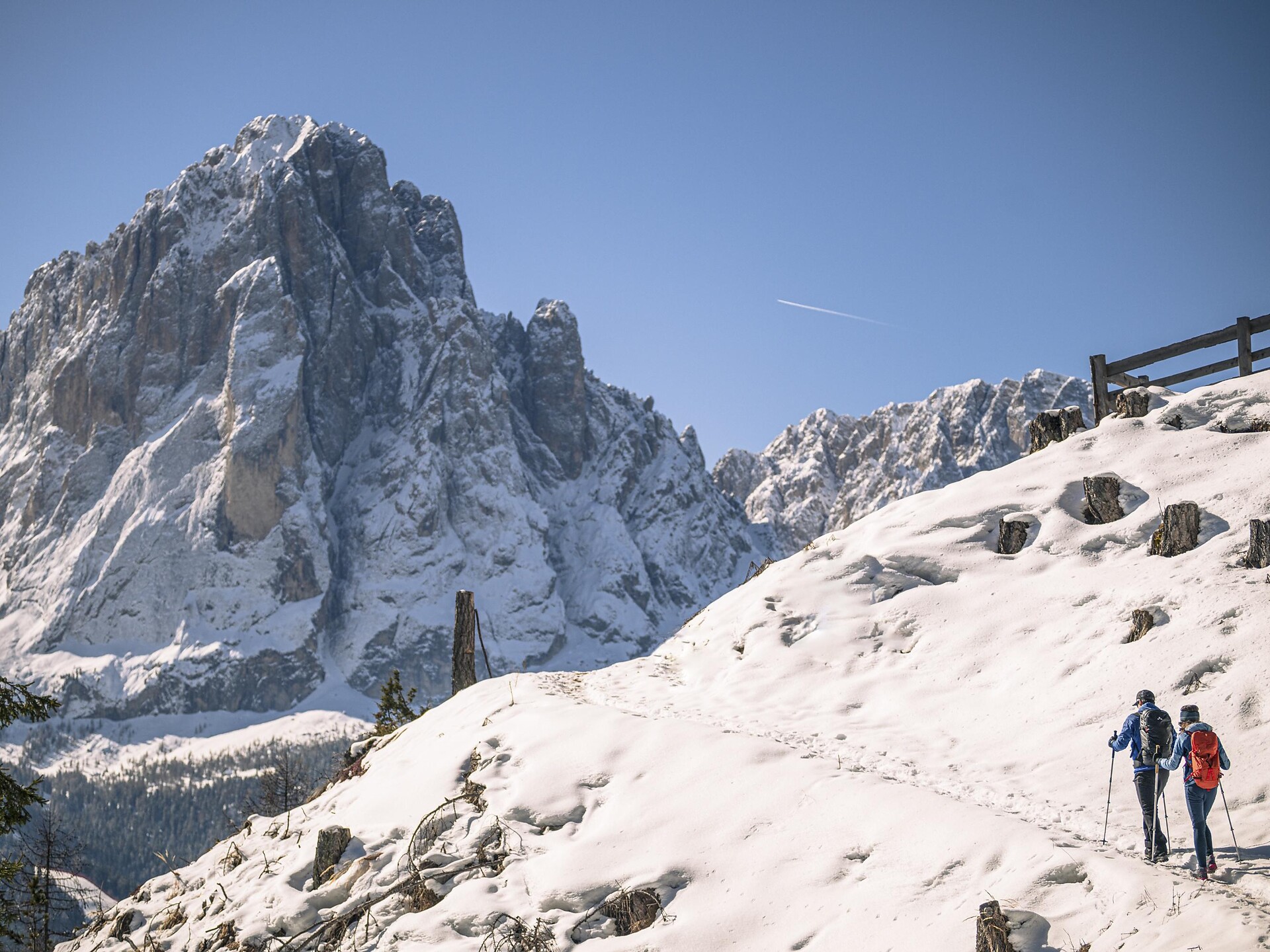 Winterwanderung Rundgang traditioneller Höfe - Dolomitenregion Gröden - #13 - suedtirol.info