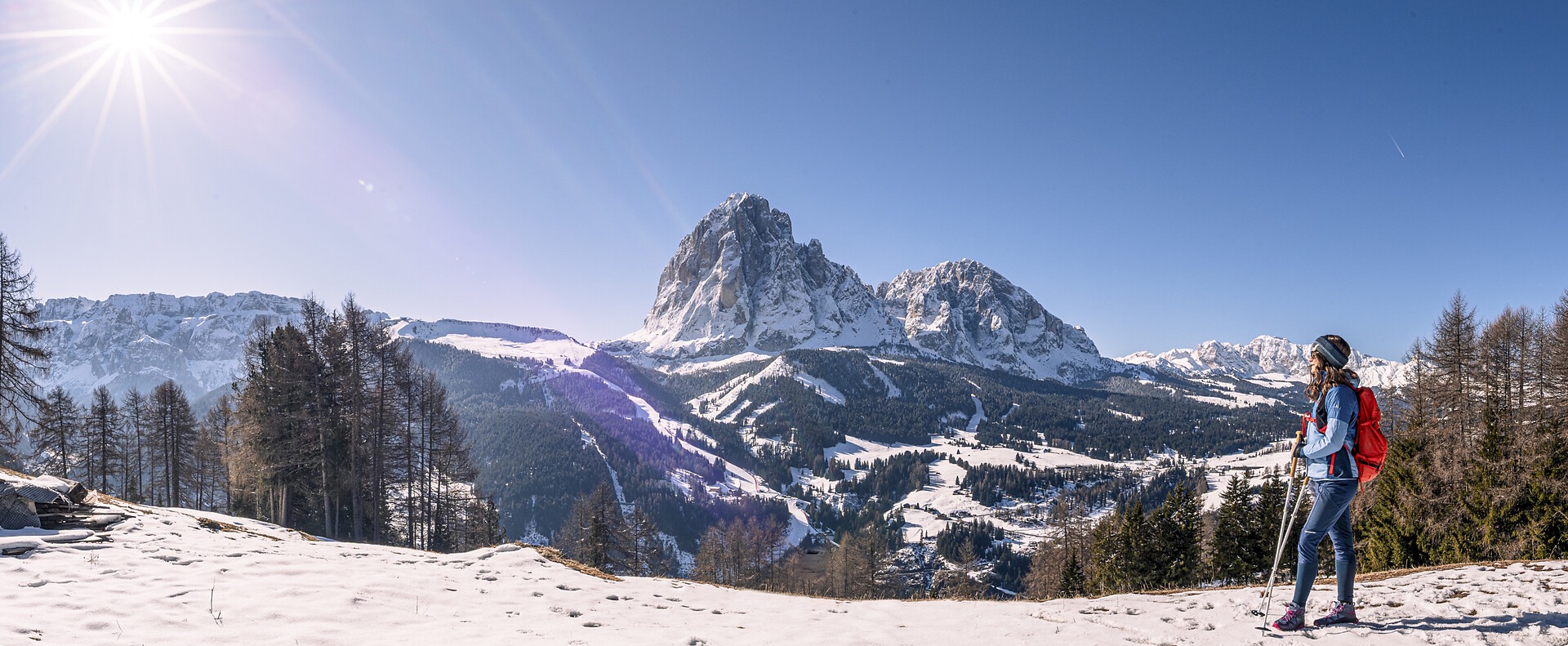 Winterwanderung Rundgang traditioneller Höfe - Dolomitenregion Gröden - #6 - suedtirol.info
