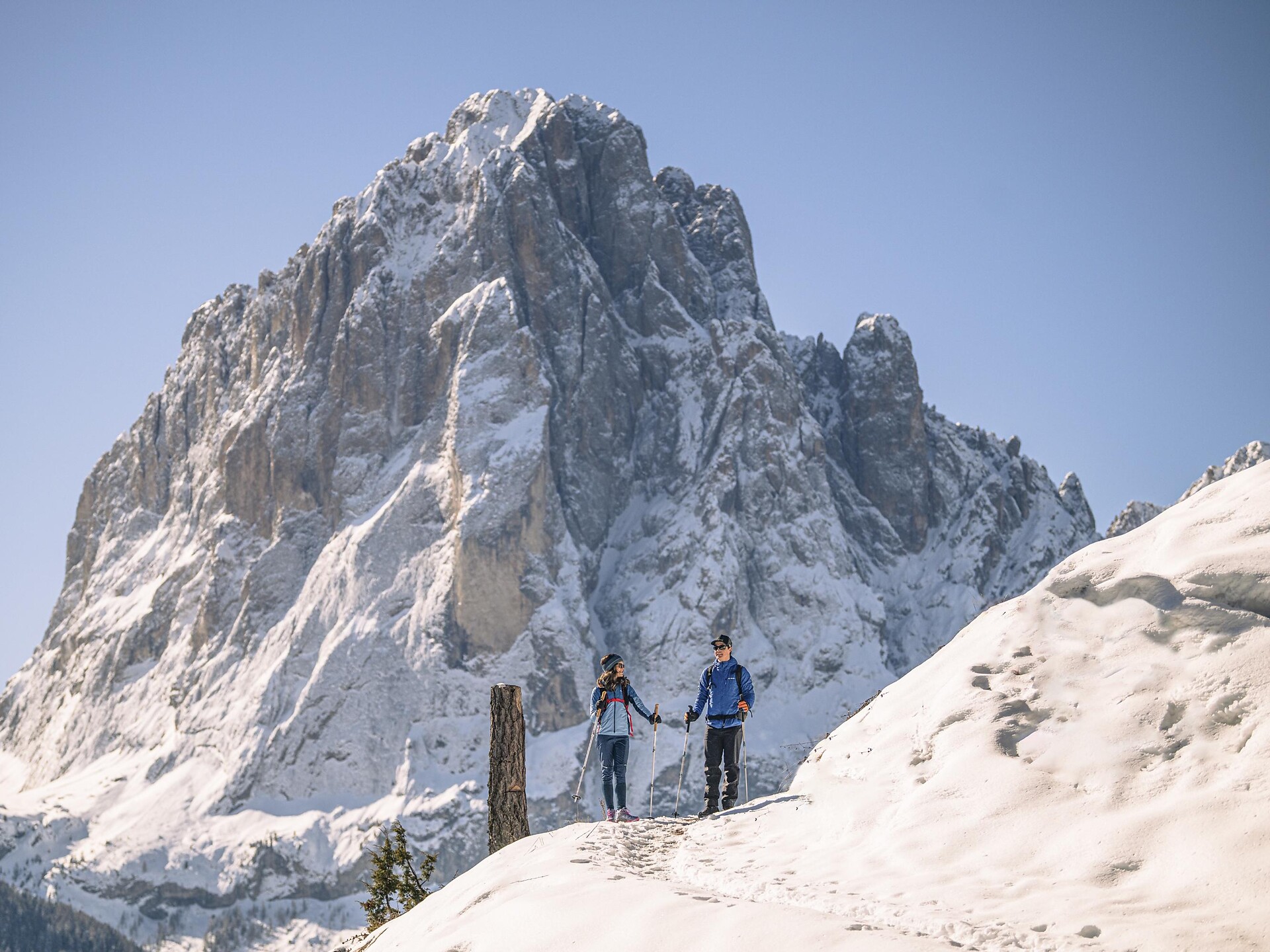 Winterwanderung Rundgang traditioneller Höfe - Dolomitenregion Gröden - #8 - suedtirol.info
