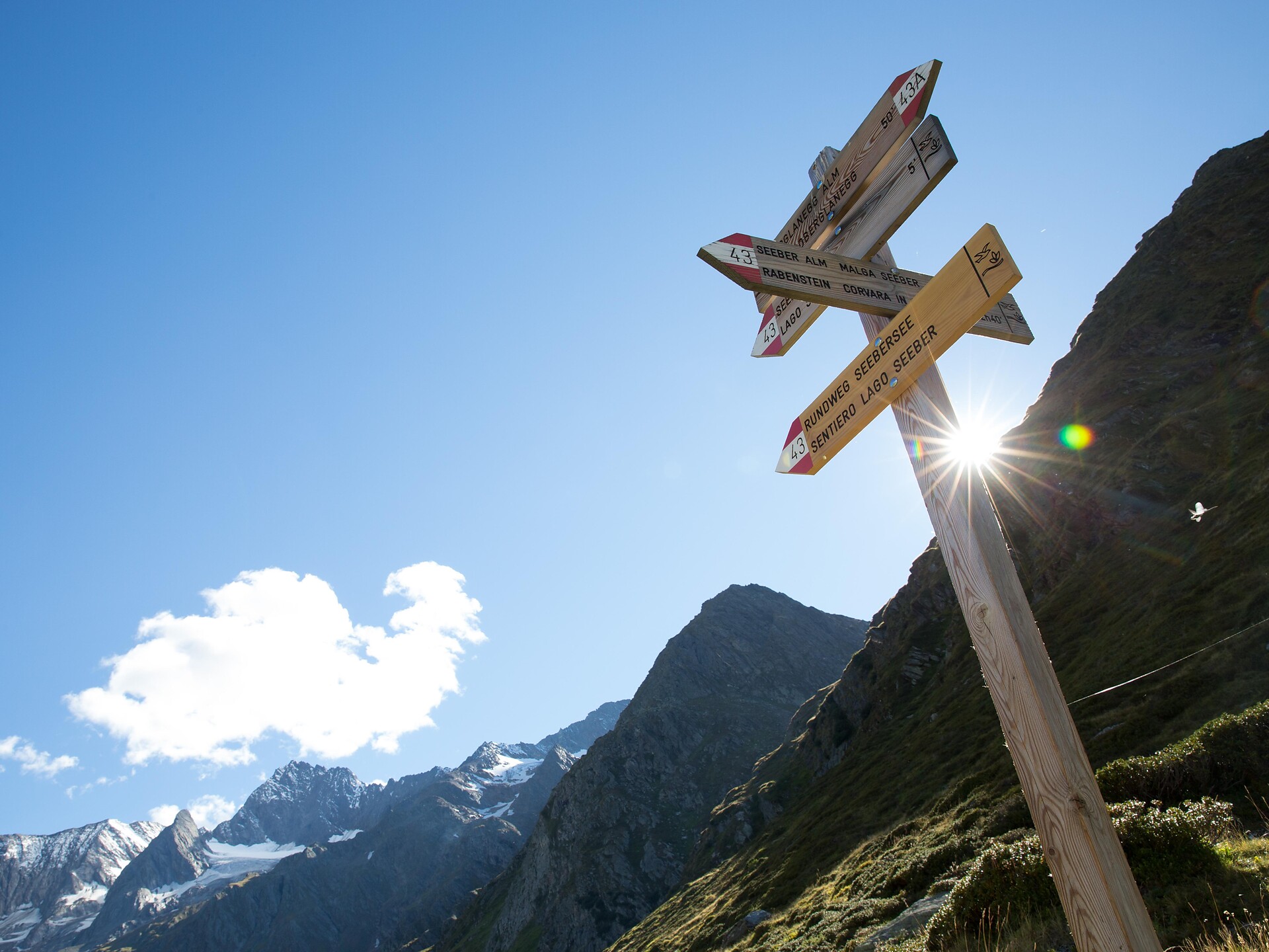 Wanderung zum Seeber See