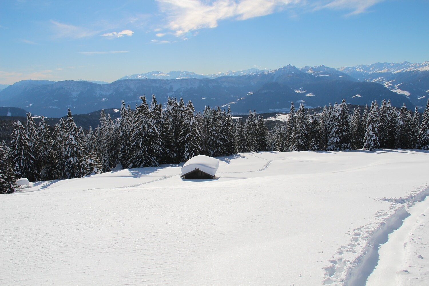 Aussicht von der Vöraner Alm