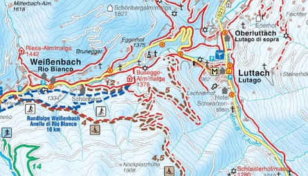 Winterwanderung von Luttach nach Weißenbach Sand in Taufers 1 suedtirol.info
