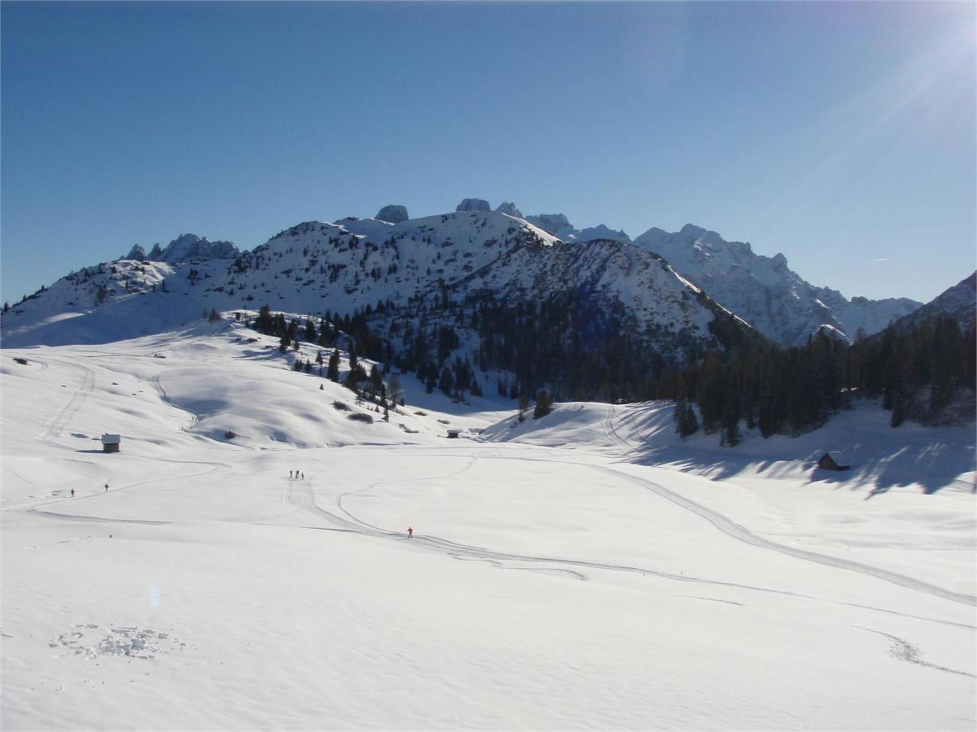 Passeggiata invernale: Carbonin - Prato Piazza Dobbiaco 1 suedtirol.info