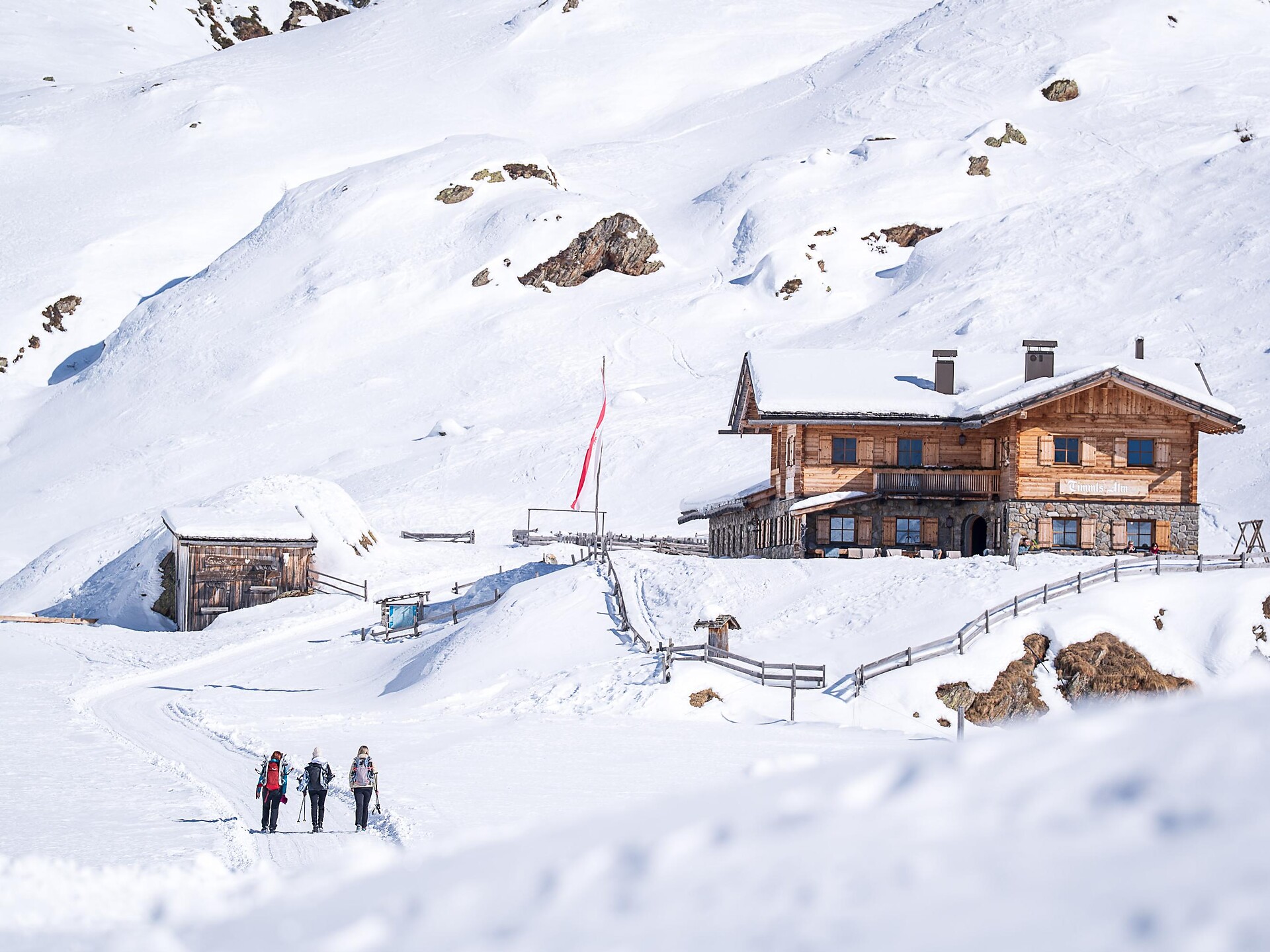 Winterwanderung zur Timmelsalm  - Meran und Umgebung - #1 - suedtirol.info