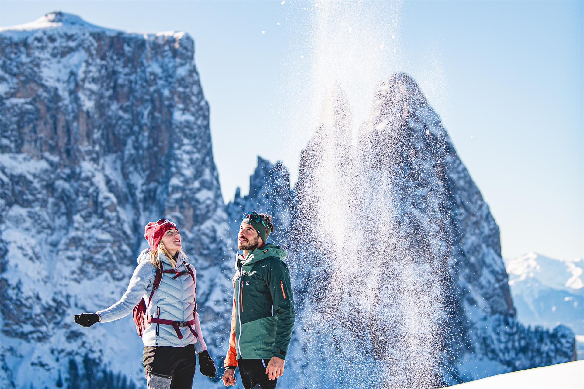 Winterwanderung auf dem Hans und Paula Steger Weg Kastelruth 4 suedtirol.info