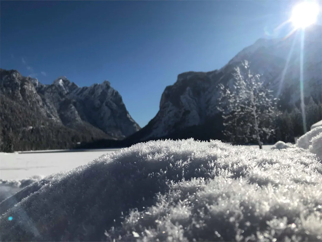 Winter-Rundwanderung: Toblacher See