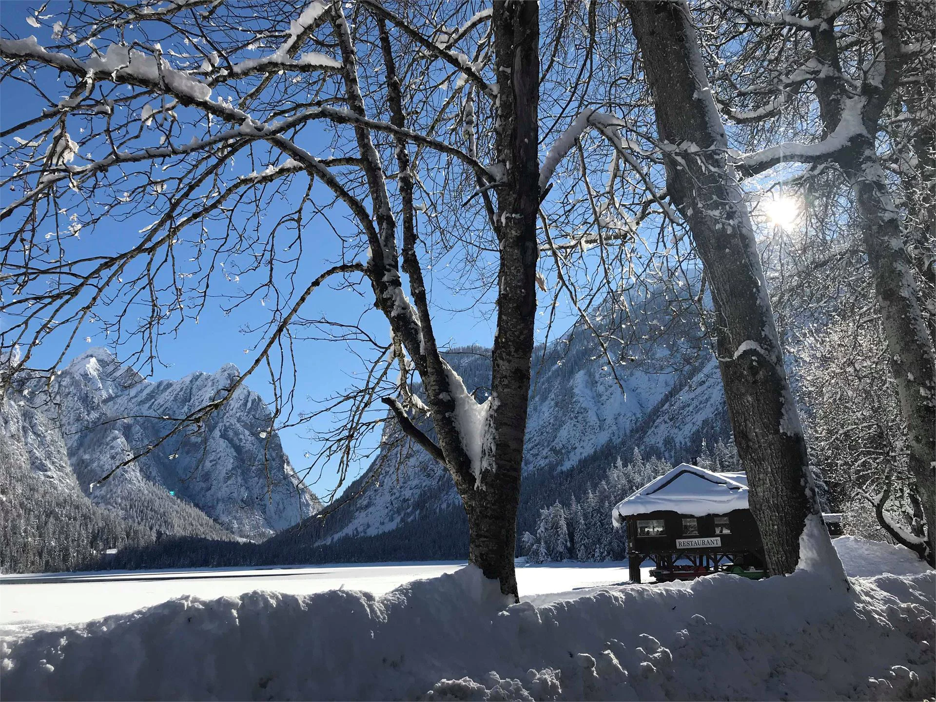 Passeggiata invernale: Dobbiaco - Lago di Dobbiaco Dobbiaco 2 suedtirol.info
